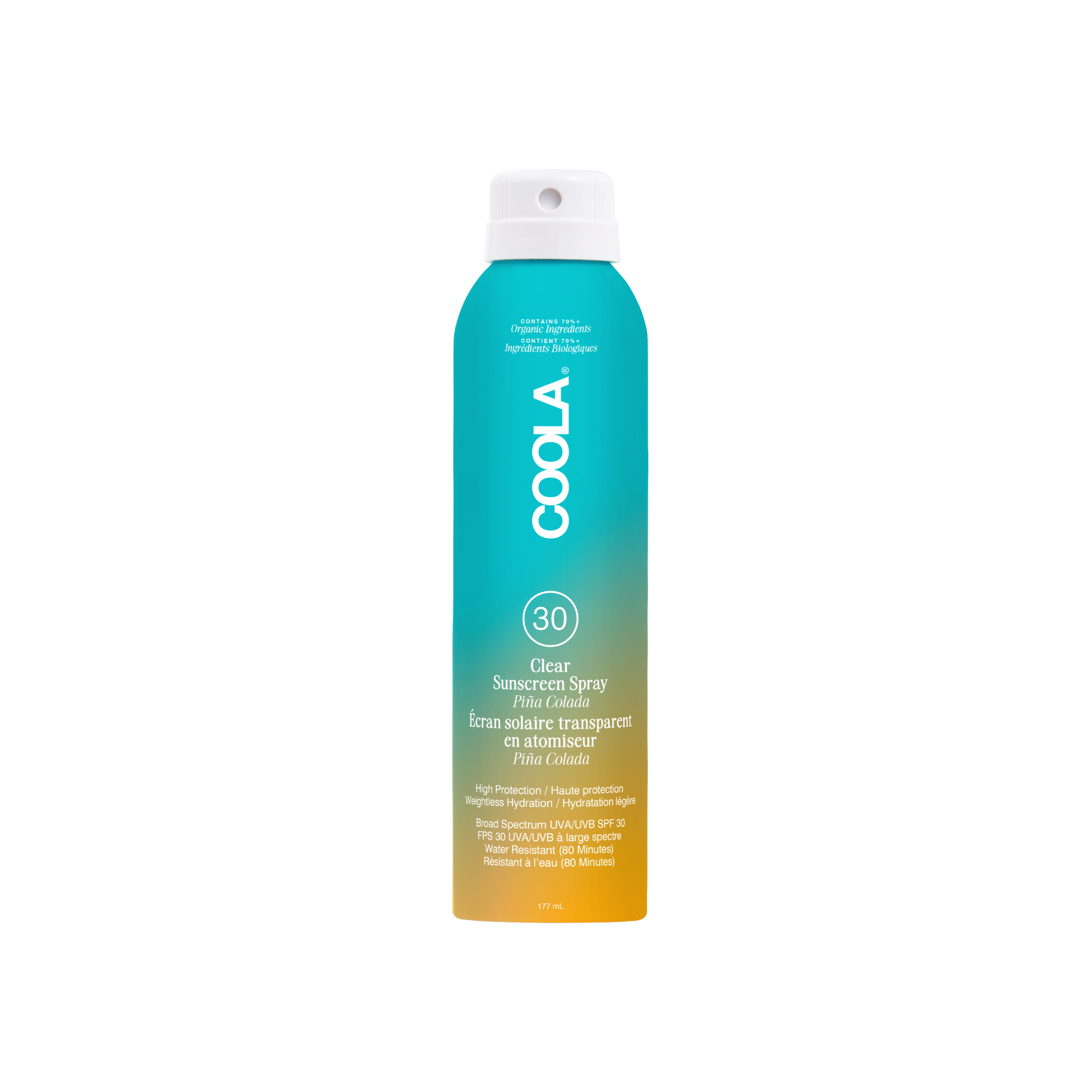 Coola - Classic Body Organic Sunscreen Spray Spf30 Pina Colada 177ml