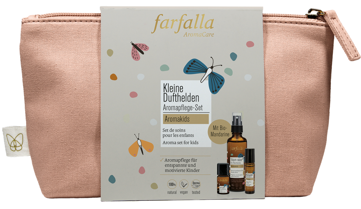 Farfalla Aromakids - Kleine Dufthelden Aromapflege-Set 1x 75, 1x 10, 1x 5ml
