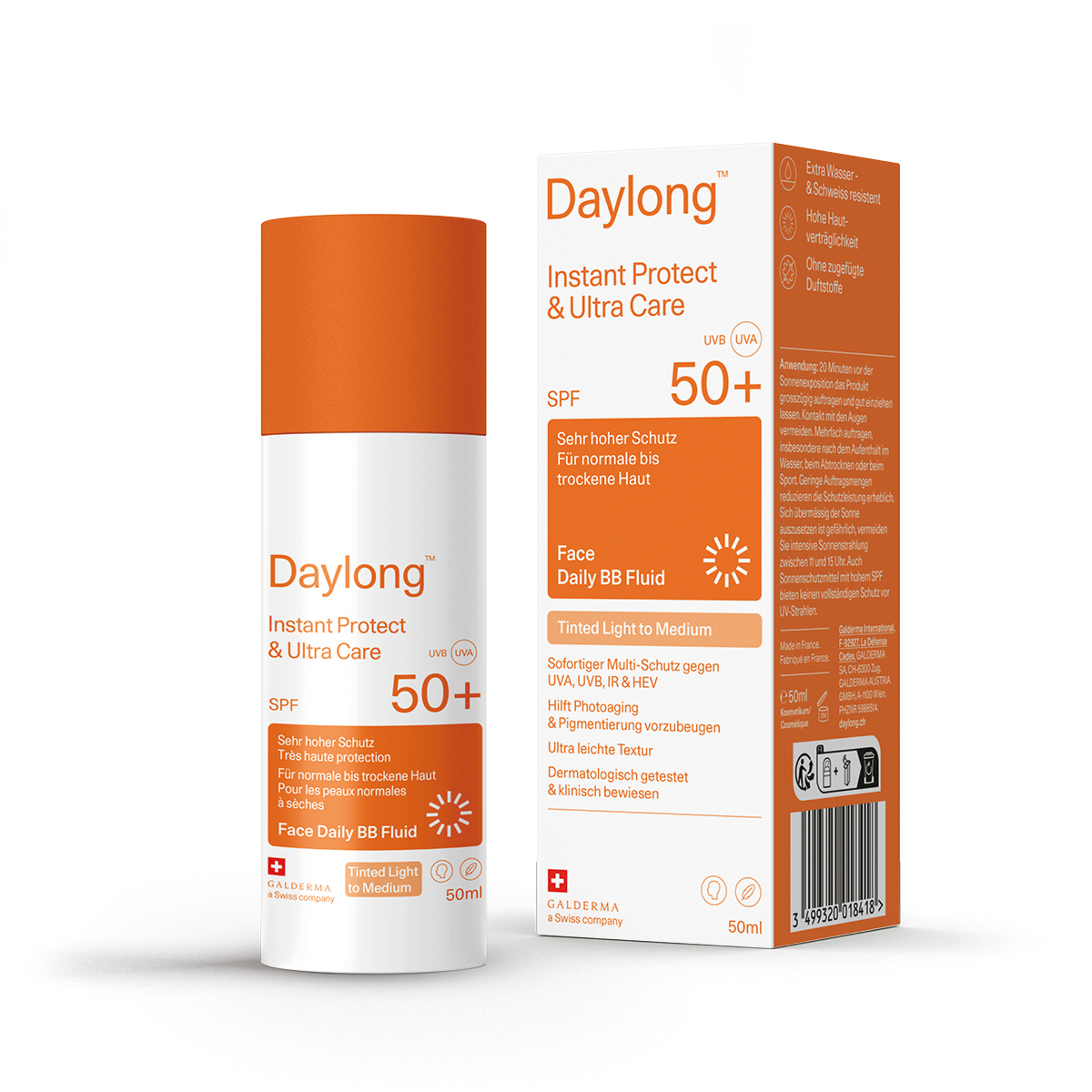 Daylong Face - Daily Bb Fluid Spf 50+ 50ml