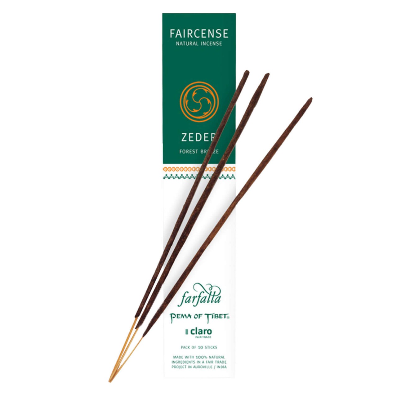 Farfalla Räucherstäbchen - Zeder/Forest Breeze - Faircense Räucherstäbchen