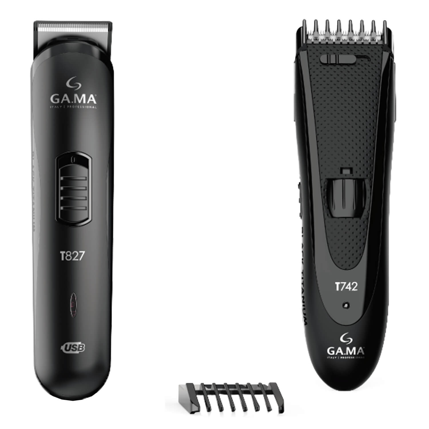 Ga.Ma Clipper Set Black Titanium T747