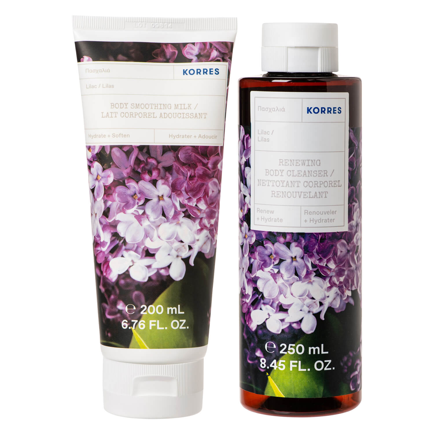 Korres Care – Lilac Body Care Set