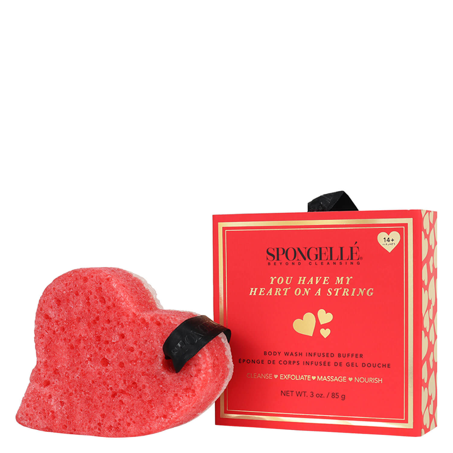 Spongellé Boxed Flower - You Have My Heart On A String 85g