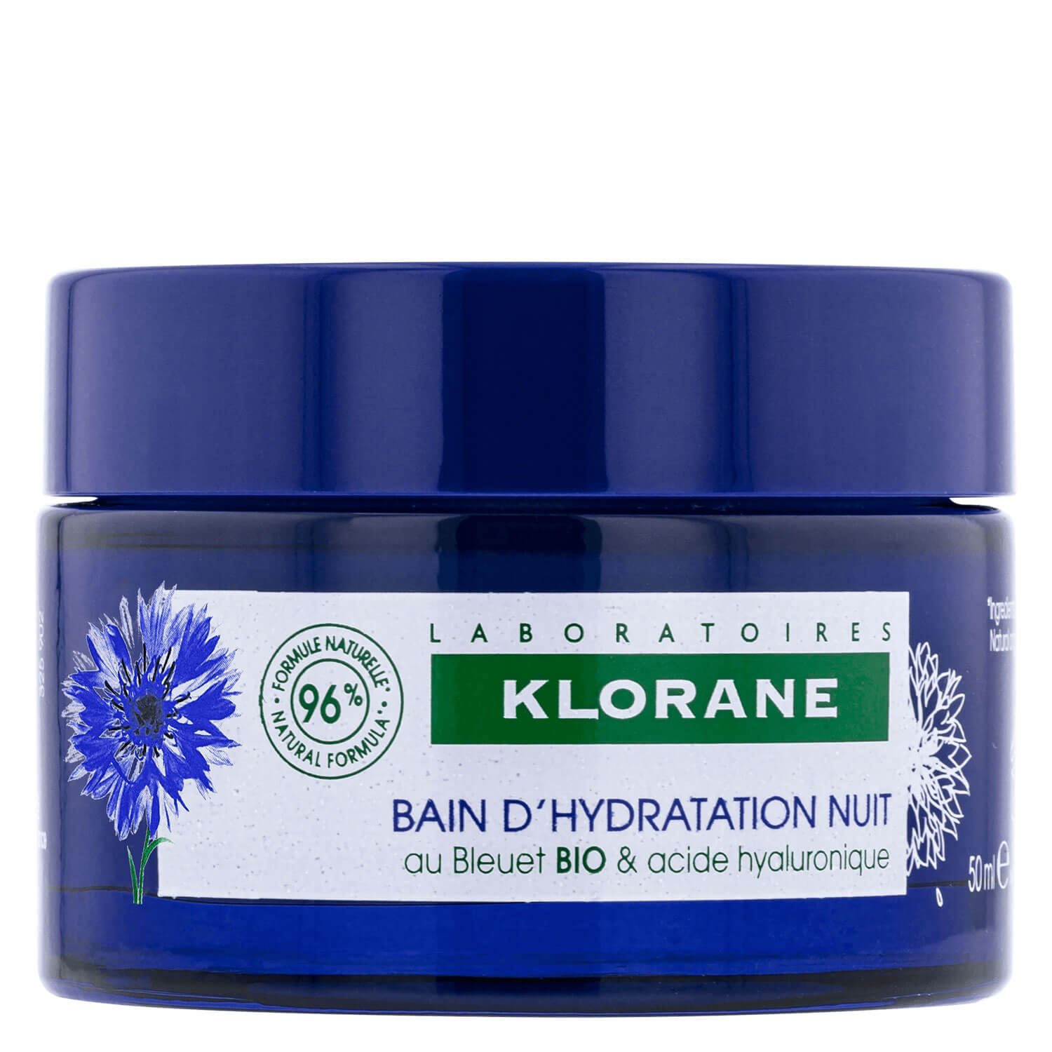 Klorane Bleuet – Bio Nacht-Feuchtigkeitspflege 50ml