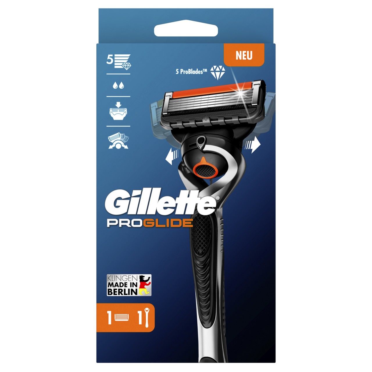 Gillette - ProGlide Flexball Rasierapparat mit 1 Klinge