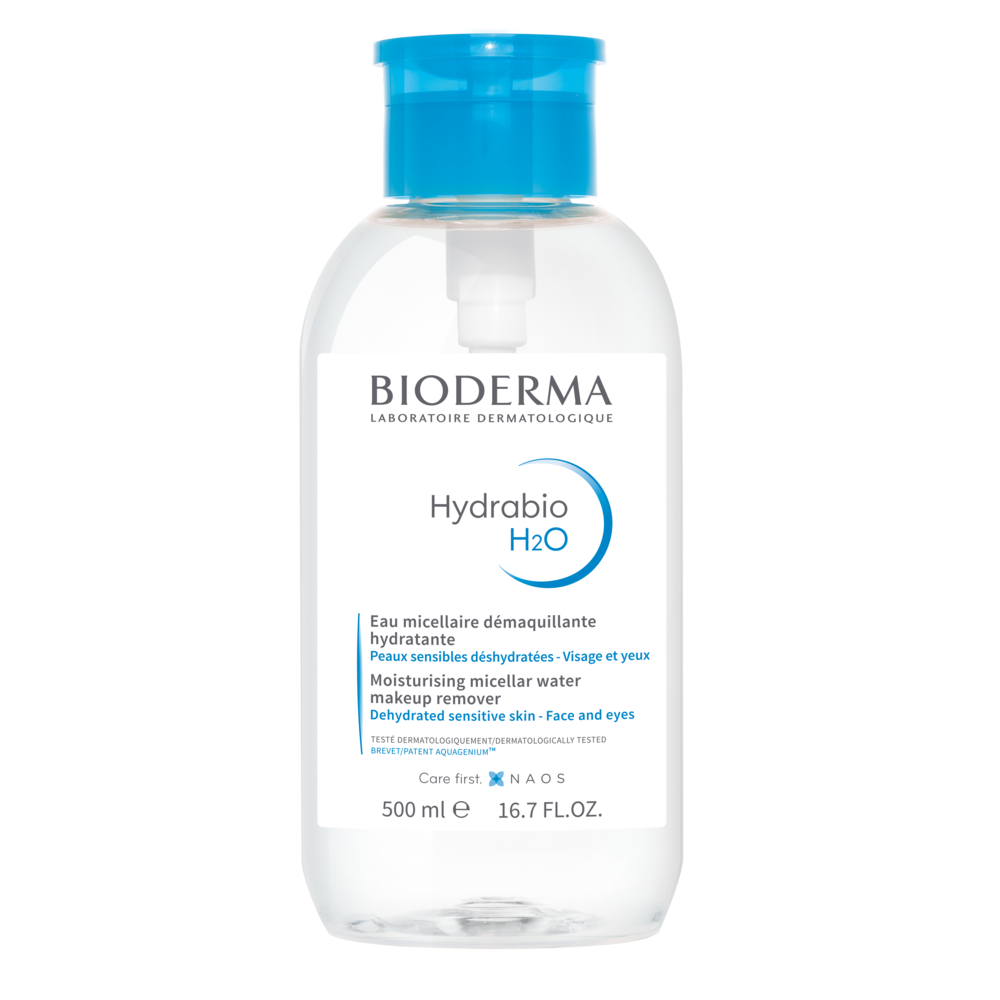 Bioderma Hydrabio – H2o Feuchtigkeitsspendendes Mizellenwasser Pumpe 500ml