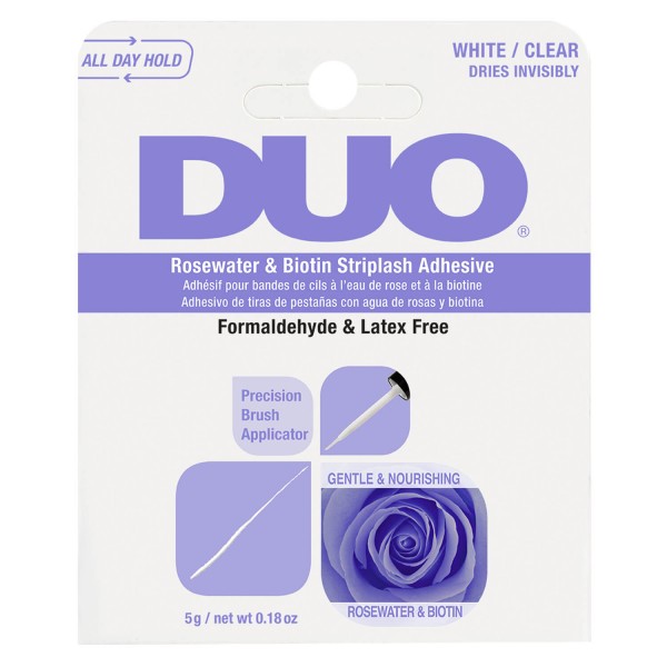 Image of DUO - Adhesive White/Clear Rosewater & Biotin