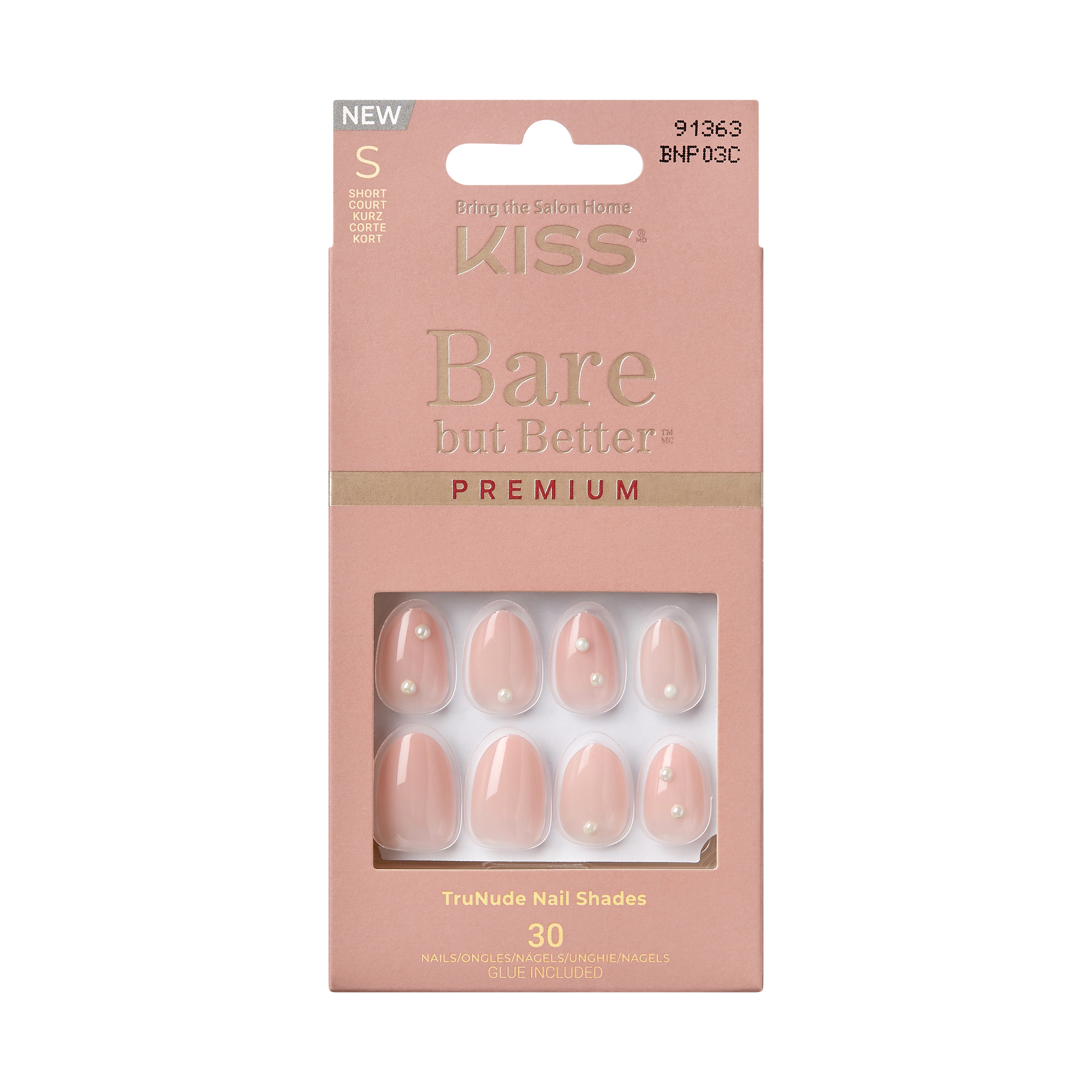 Kiss Nails – Ks Bare-But-Better Premium Nails – Slay 1stk