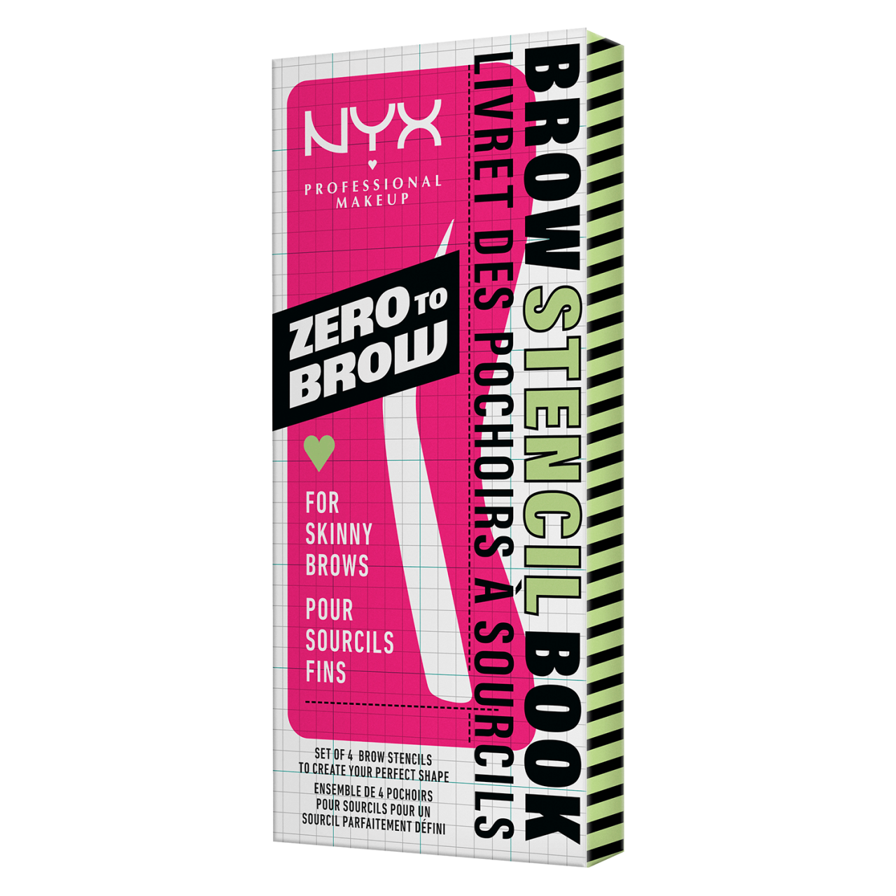 NYX Brows - Zero To Brow Stencil Thin Brow