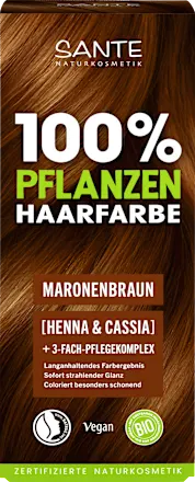 Sante – Pflanzenhaarfarbe 08 Maronenbraun 100g