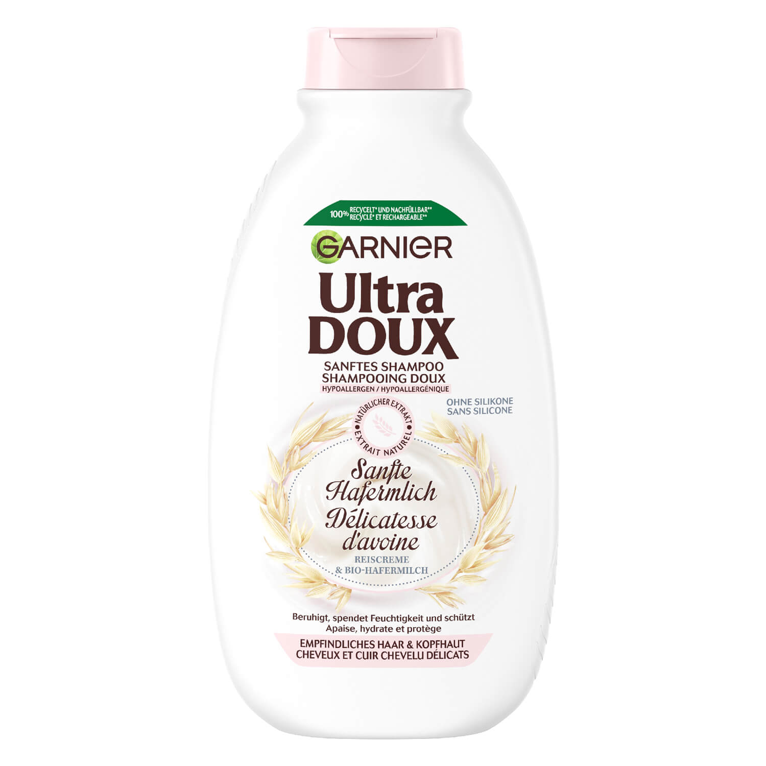 Garnier Ultra Doux Haircare – Sanfte Reiscreme & Hafermilch Shampoo 300ml