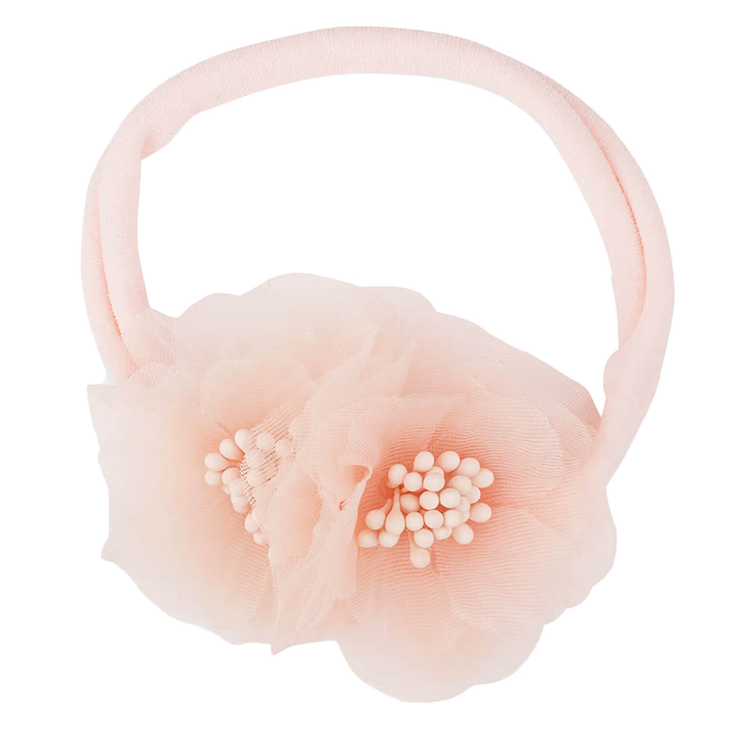 Trisa Celebride Baby Haarband Blumen Elastisch Rosa 1x