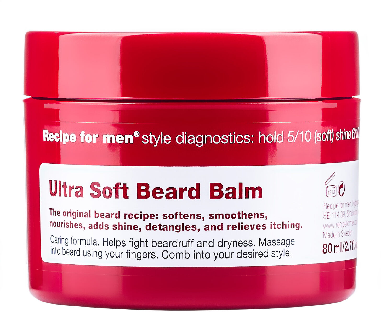 Recipe For Men Beard Care - Ultra Soft Beard Balm 80ml