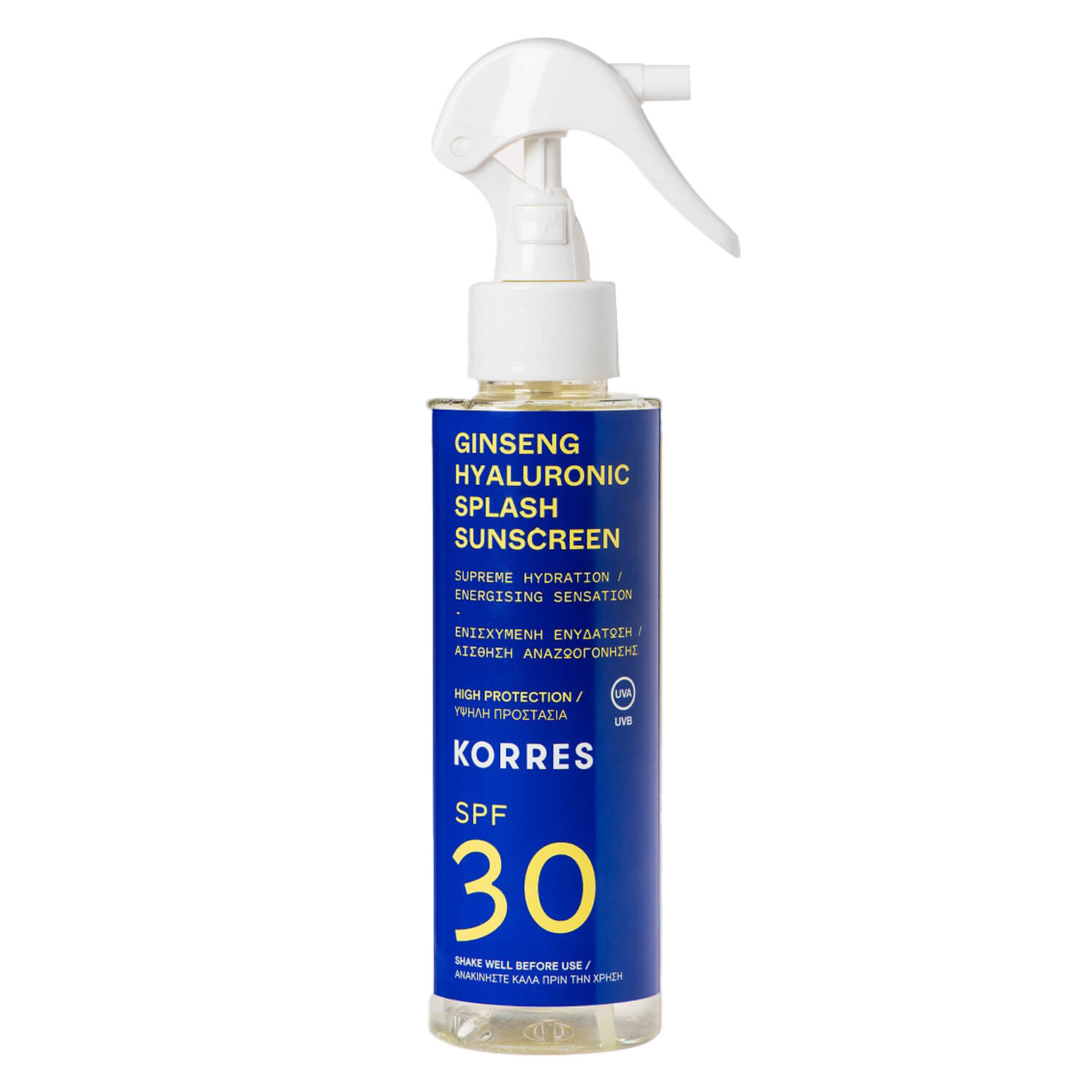 Korres Care - Ginseng Hyaluronic Splash Sunscreen Spf30 150ml