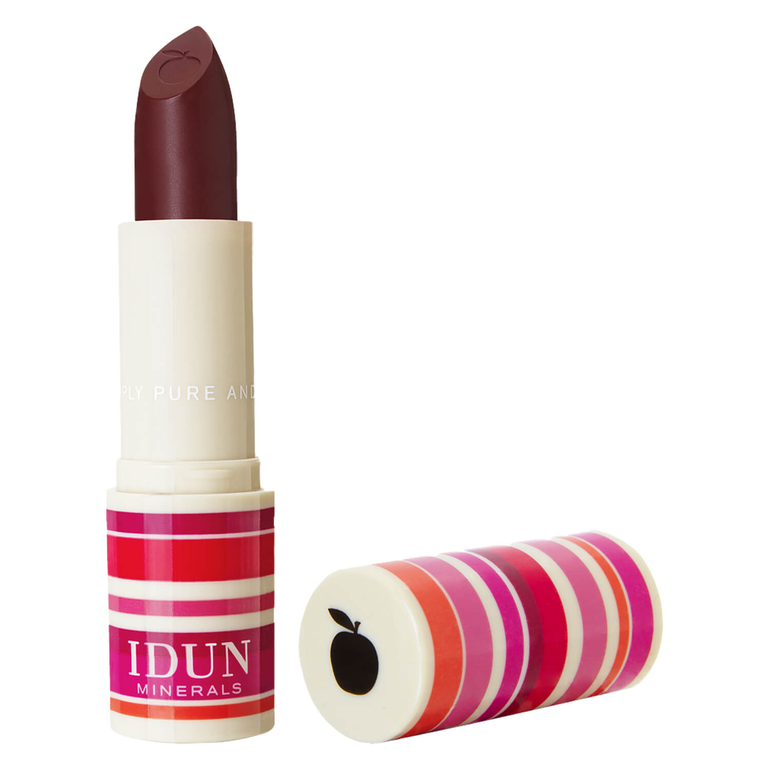 Idun Minerals Idun Lips - Matte Lipstick Björnbär Burgundy 4g
