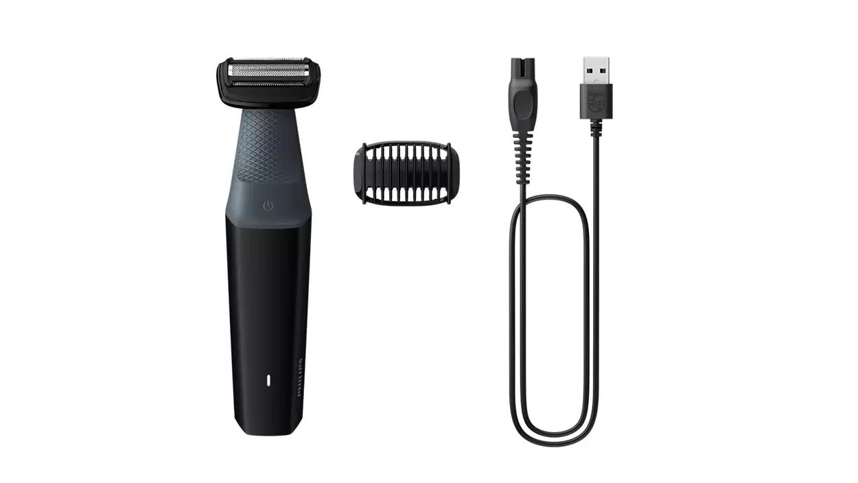 Philips Bodygroom – Series 3000 Wasserfester Trimmer Für Körper Und Intimbereich  Bg3017/01 1x