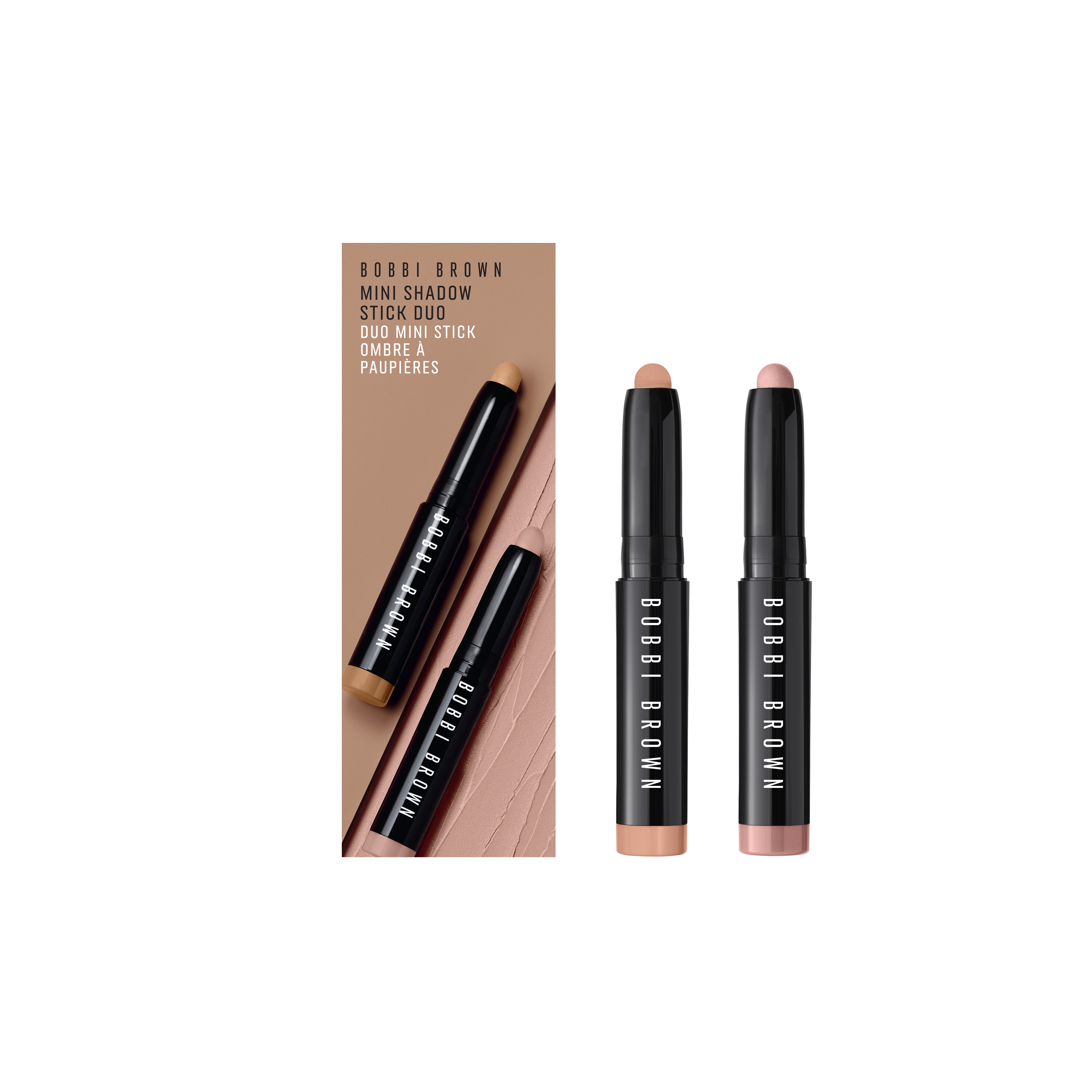Bobbi Brown Bb Eye Shadow – Mini Long-Wear Cream Shadow Stick Duo – Antique Rose/Toast 1x
