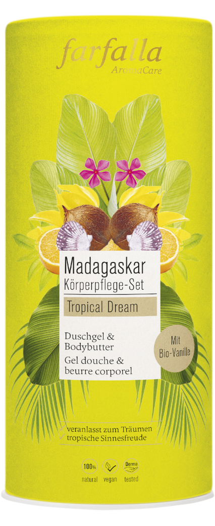 Farfalla - Madagaskar Körperpflege-Set 1x 200, 1x 100ml