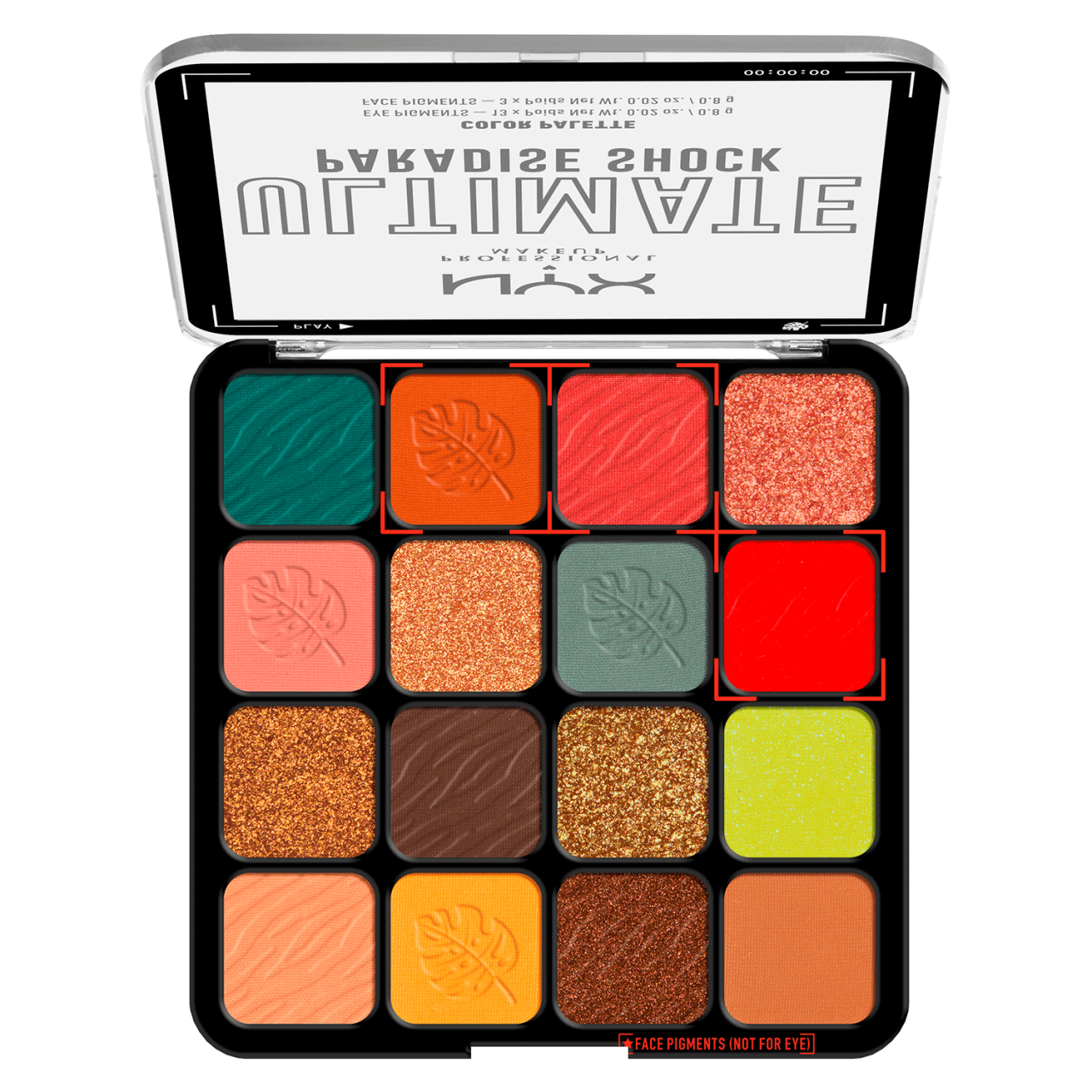 NYX Palette - Ultimate Shadow Palette Paradise Shock