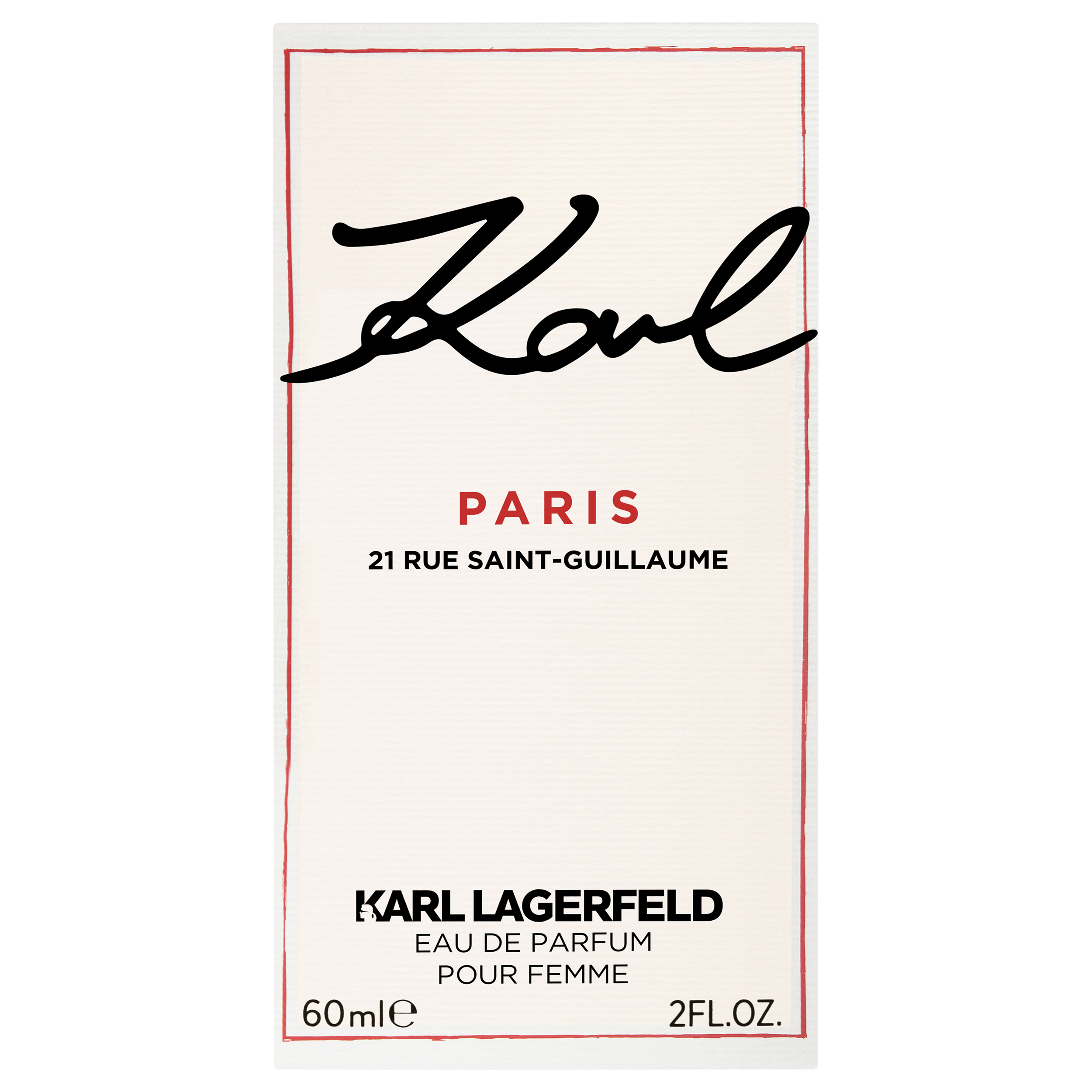 Karl Lagerfeld - Paris 21 Rue Saint-Guillaume Eau De Parfum 60ml
