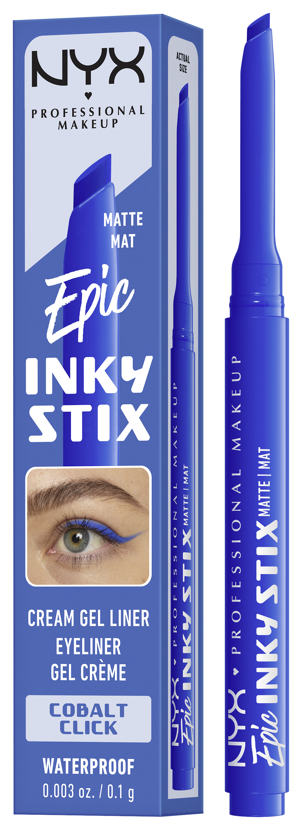 Nyx Professional Makeup Nyx Liner - Epic Inky Stix Cream Gel Eyeliner Waterproof Cobalt 0,1g