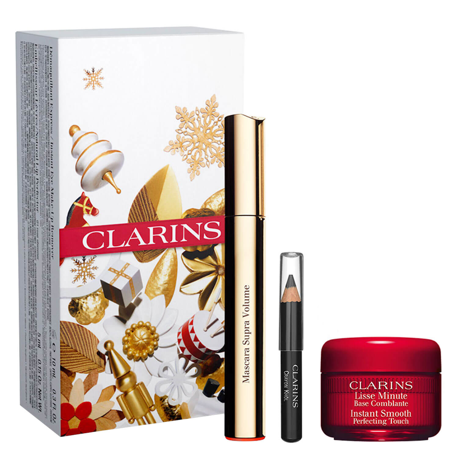 Clarins supra volume отзывы. Набор кларанс с тушью. Clarins Mascara Supra Volume. Тушь Clarins Supra. Набор Clarins с тушью купить.