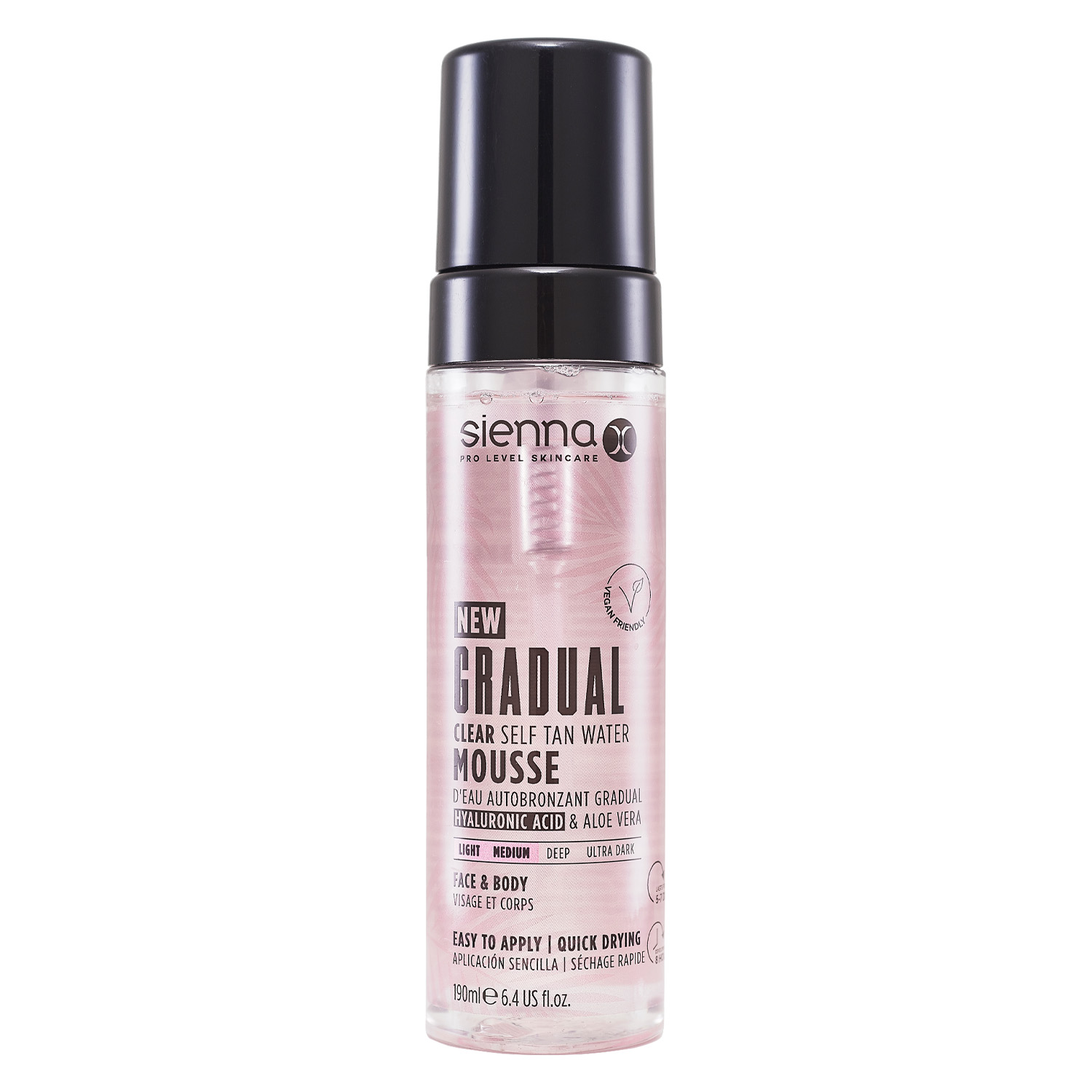 Sienna X - Gradual Clear Self Tan Water Mousse 190ml