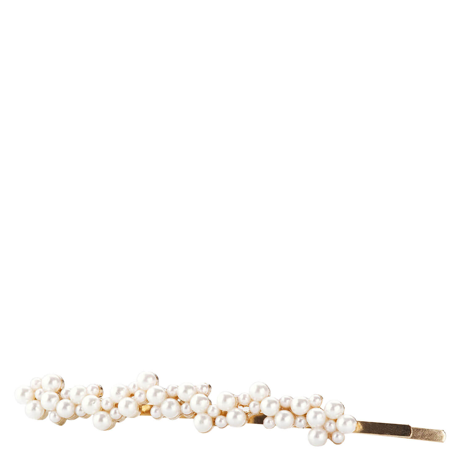 Corinne World – Hair Slider Pearls Gold 1x