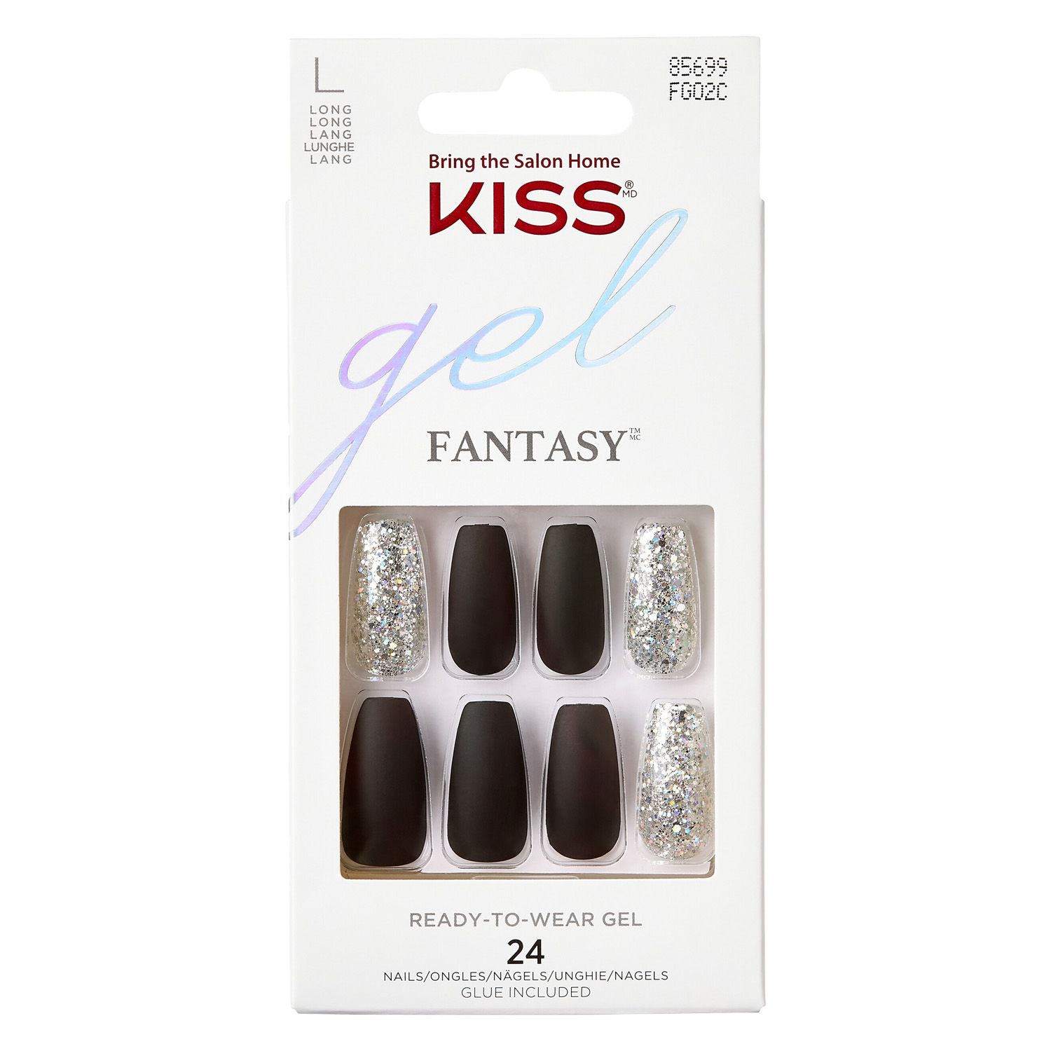 Kiss Nails - Gel Fantasy Nails A Whole New World 28x