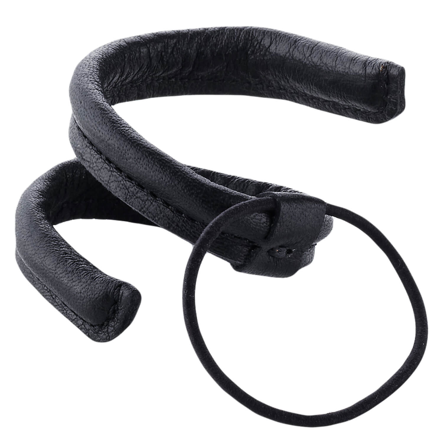 Corinne World – Leather Band Short Narrow Bendable Black 1x