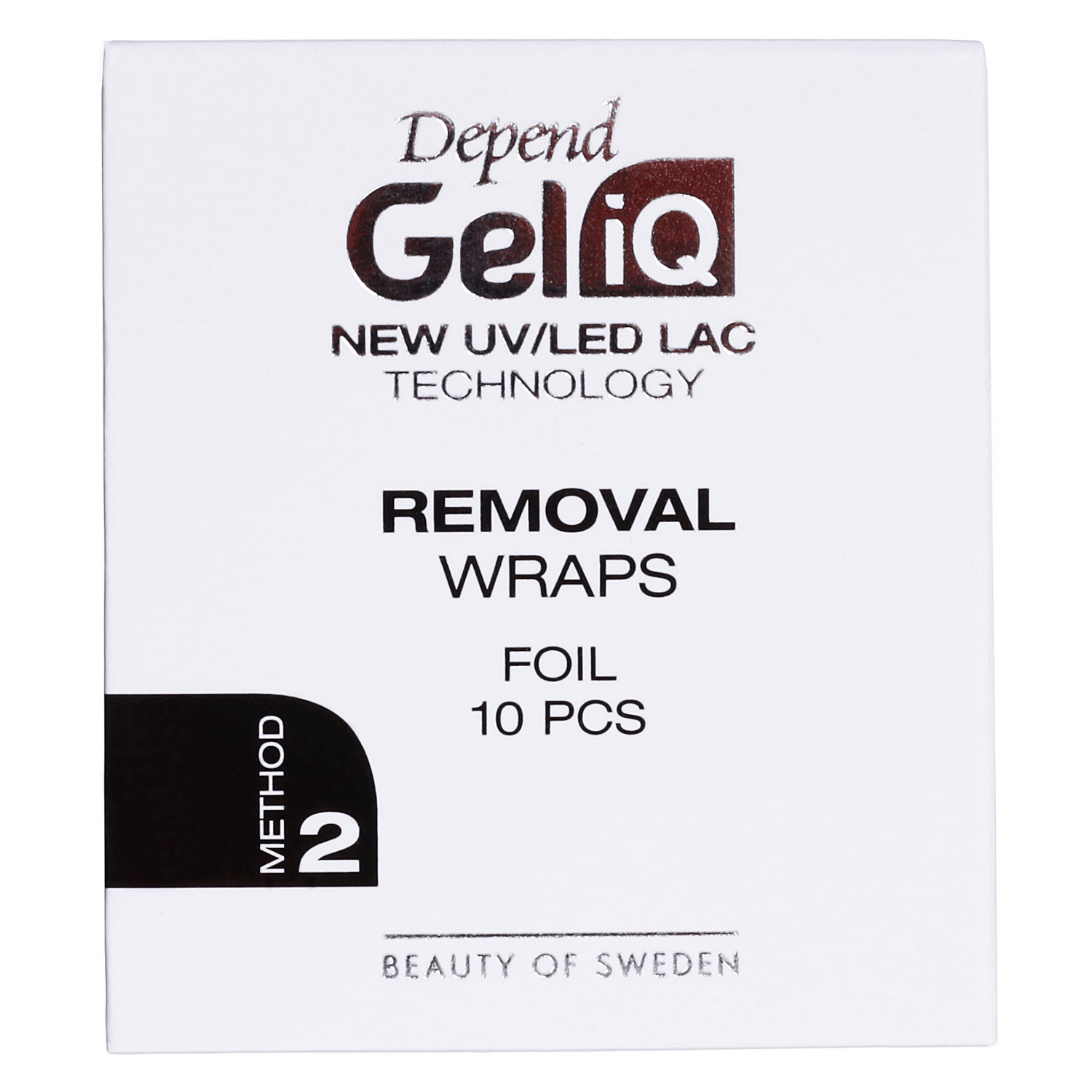 Depend Beauty Of Sweden Gel Iq Cleanser & Remover – Removal Wraps Foil