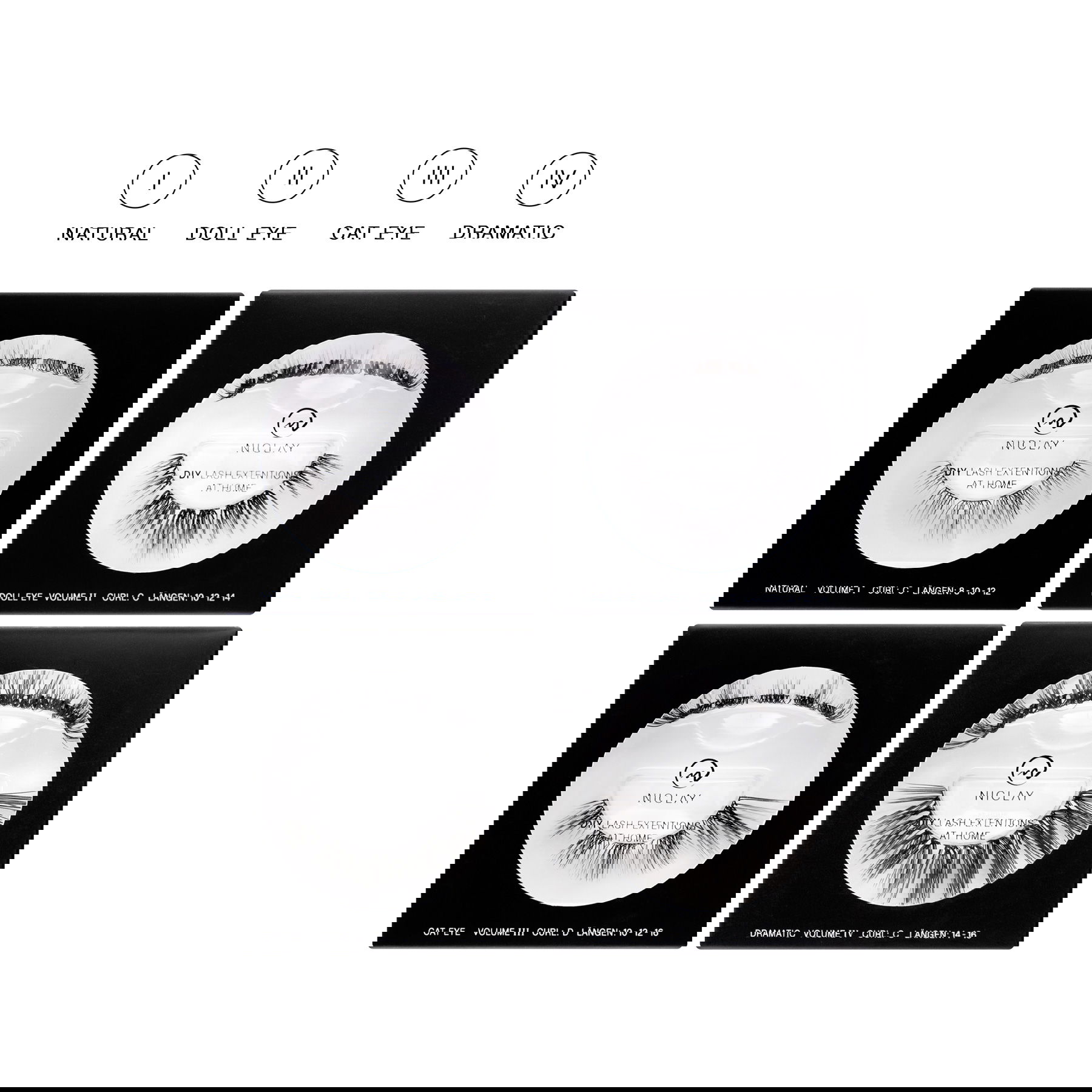 Niclay - Diy Lash Minibox | D-Curl | Doll Eye Ii 1x