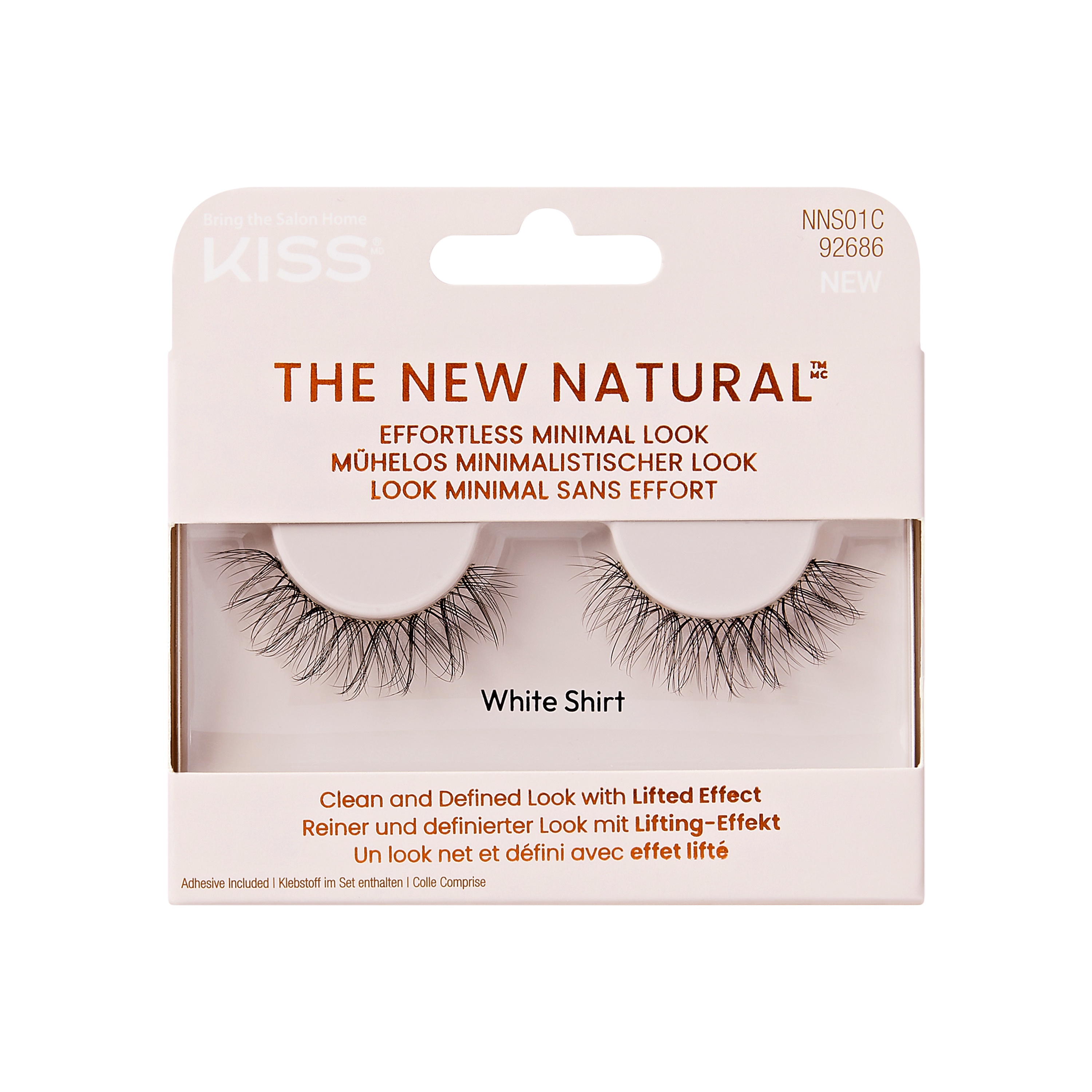 Kiss Lashes - Ks The New Natural Single 01 1stk