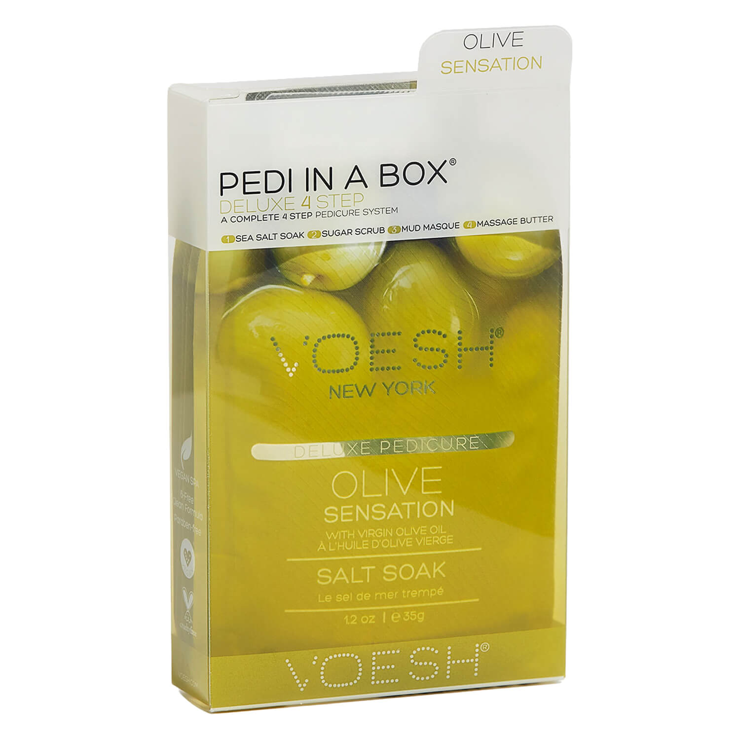 Voesh New York – Pedi In A Box 4 Step Olive Sensation