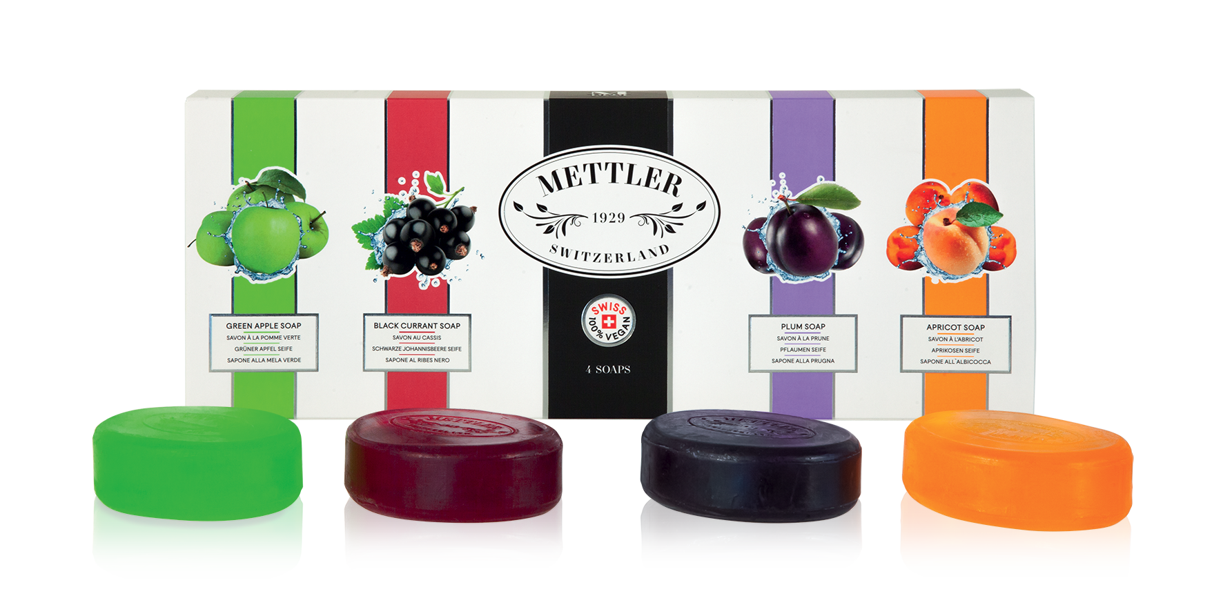 Mettler1929 All Skin Types - Set Mit 4 Seifen 4x100g