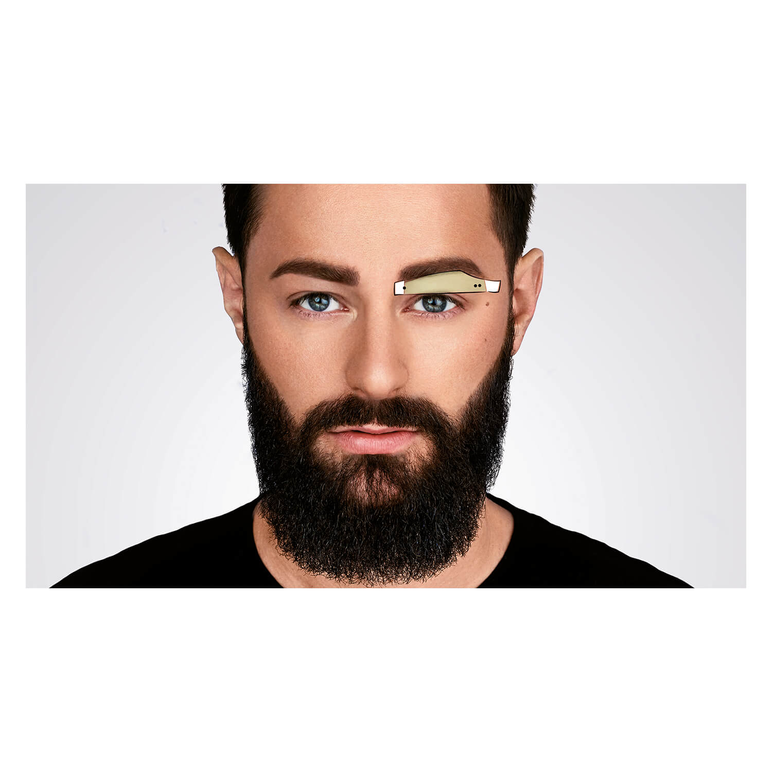 andmetics Professional Brow Wax Strips Men PerfectHair.ch