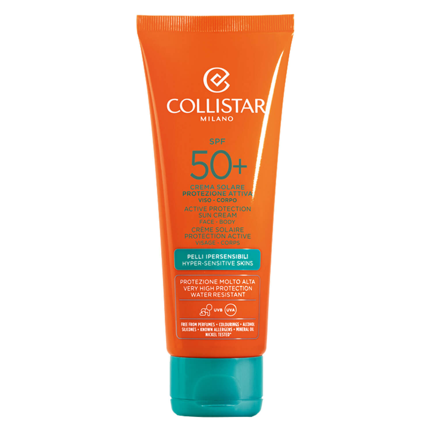 Collistar Cs Sun - Active Protection Sun Cream Face & Body Spf50+ 100ml