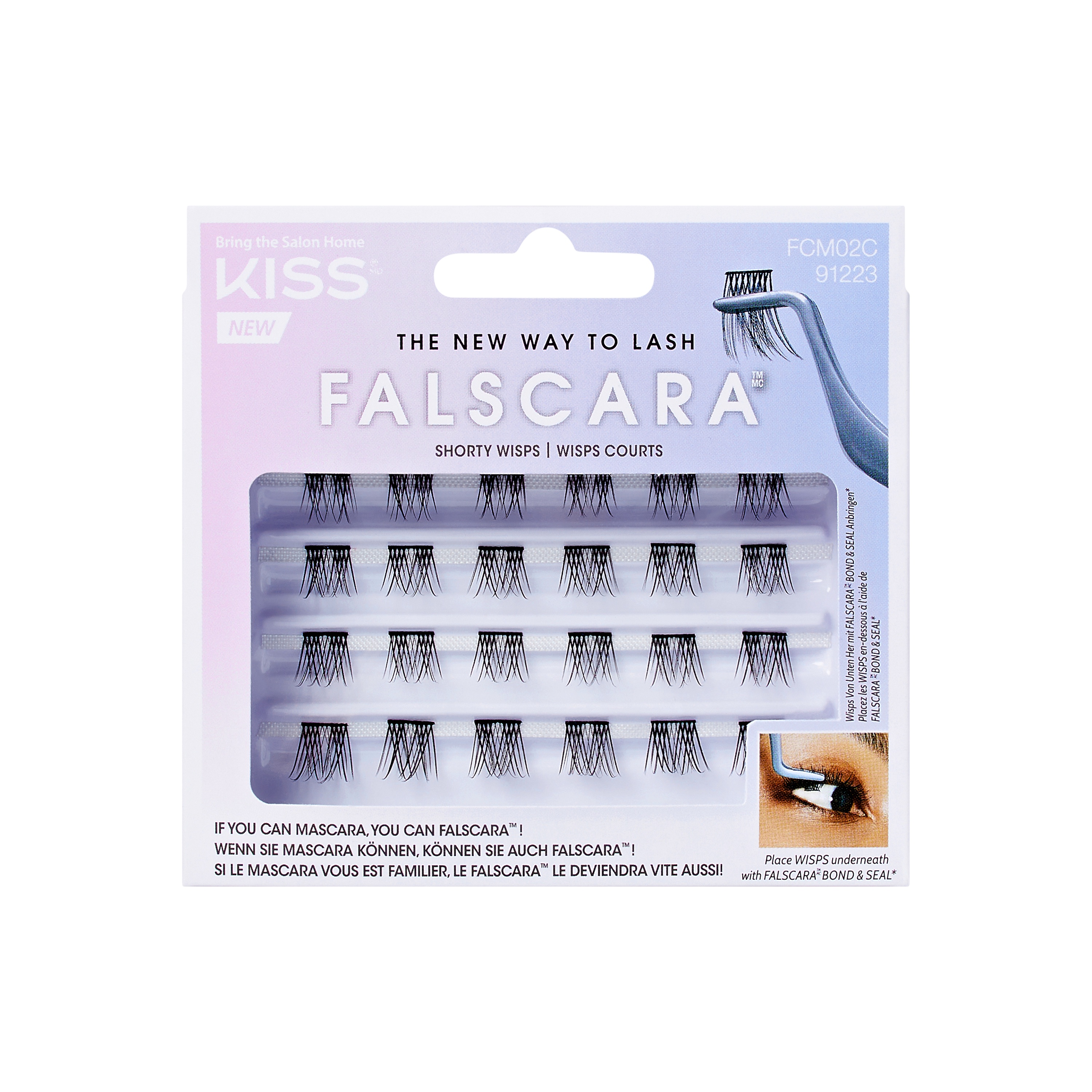 Kiss Lashes - Falscara Eyelash Wisp Multi - Shorty 1stk