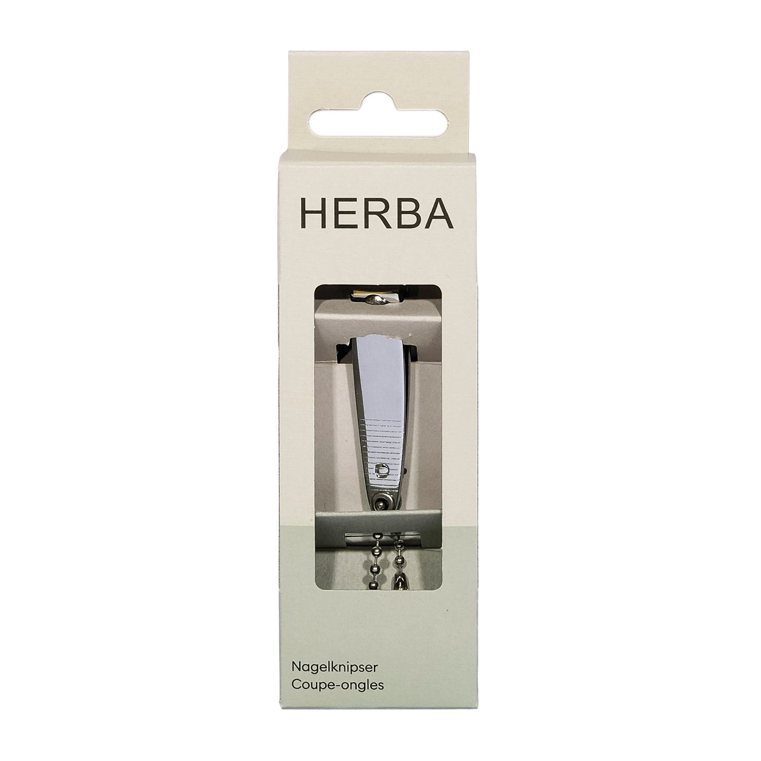 Herba – Nagelknipser Mit Kette Vernickelt 1stk