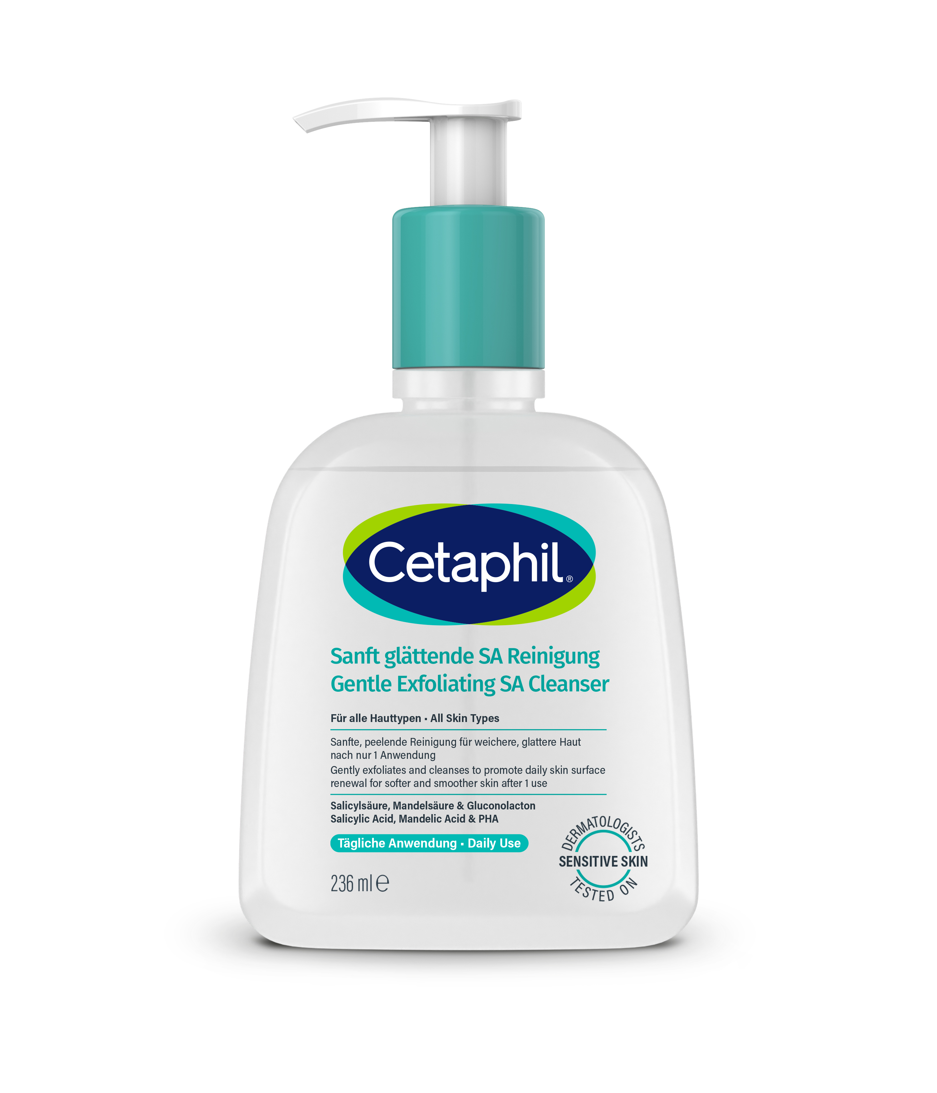 Cetaphil Sensitive Skin – Sanft Glättende Sa Reinigung 236ml