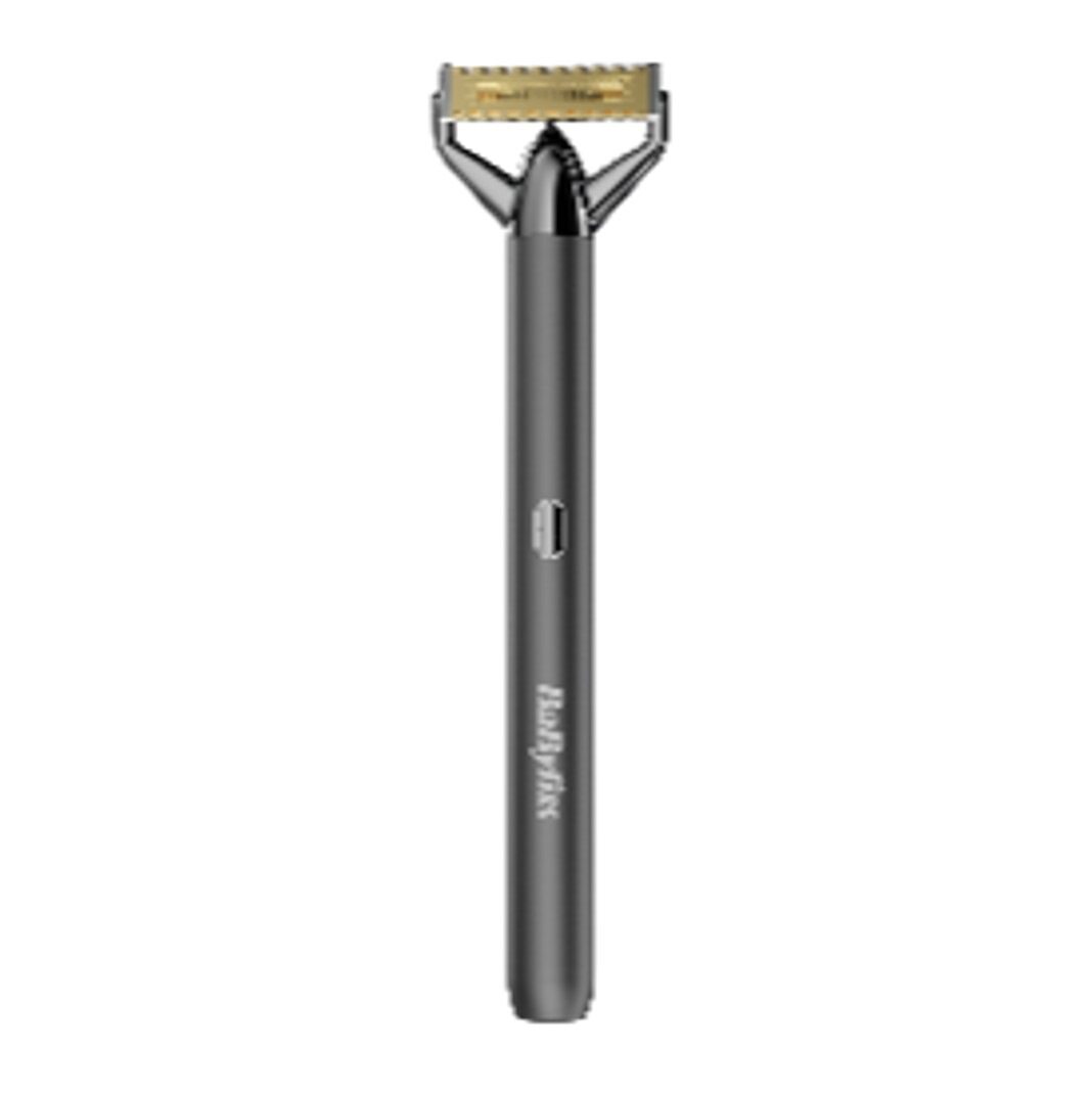 Babyliss – Kompakte Doppelte Bartschneider, Schwarz Chromiert. 1x