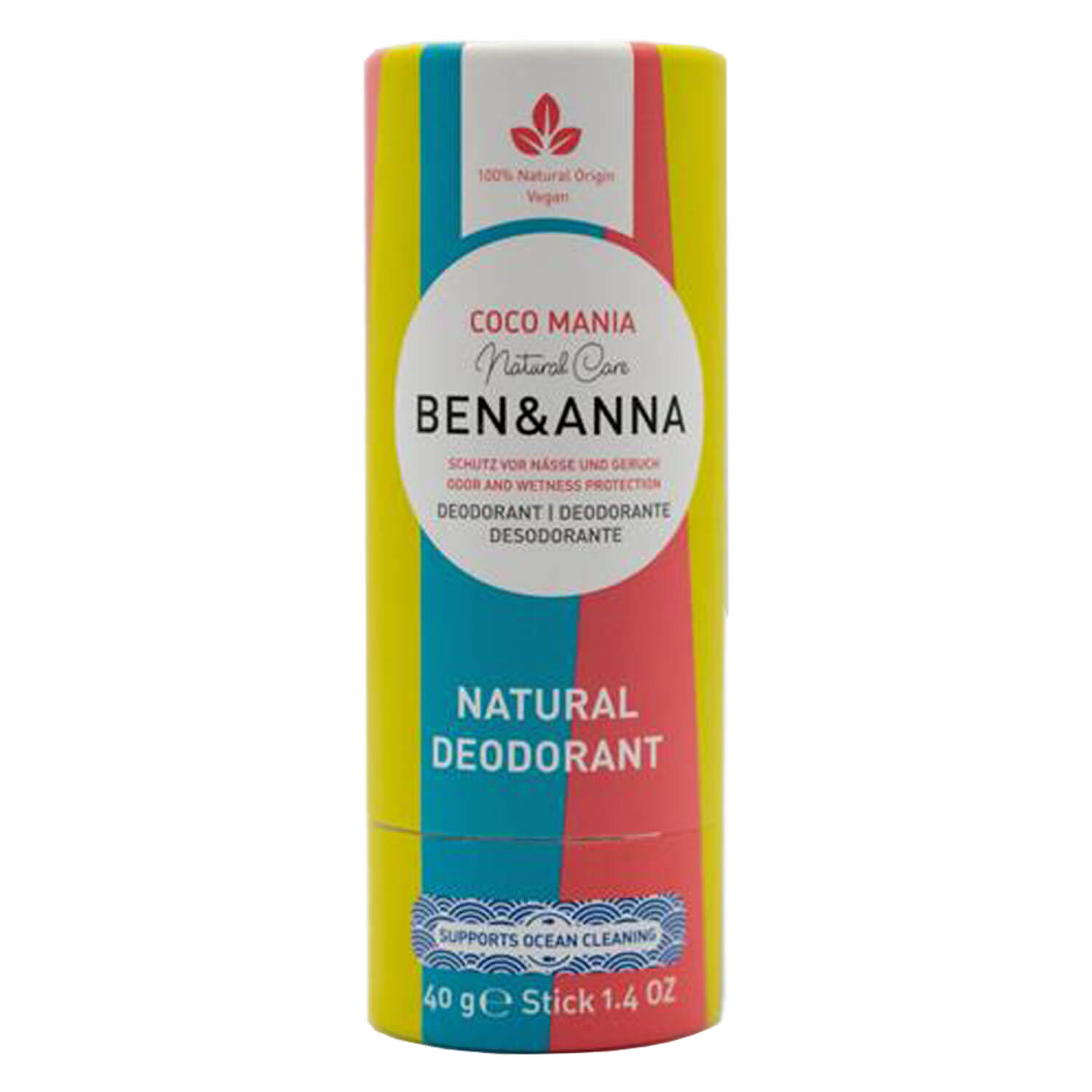 Ben&Anna - Coco Mania Deo Stick Papertube 40g