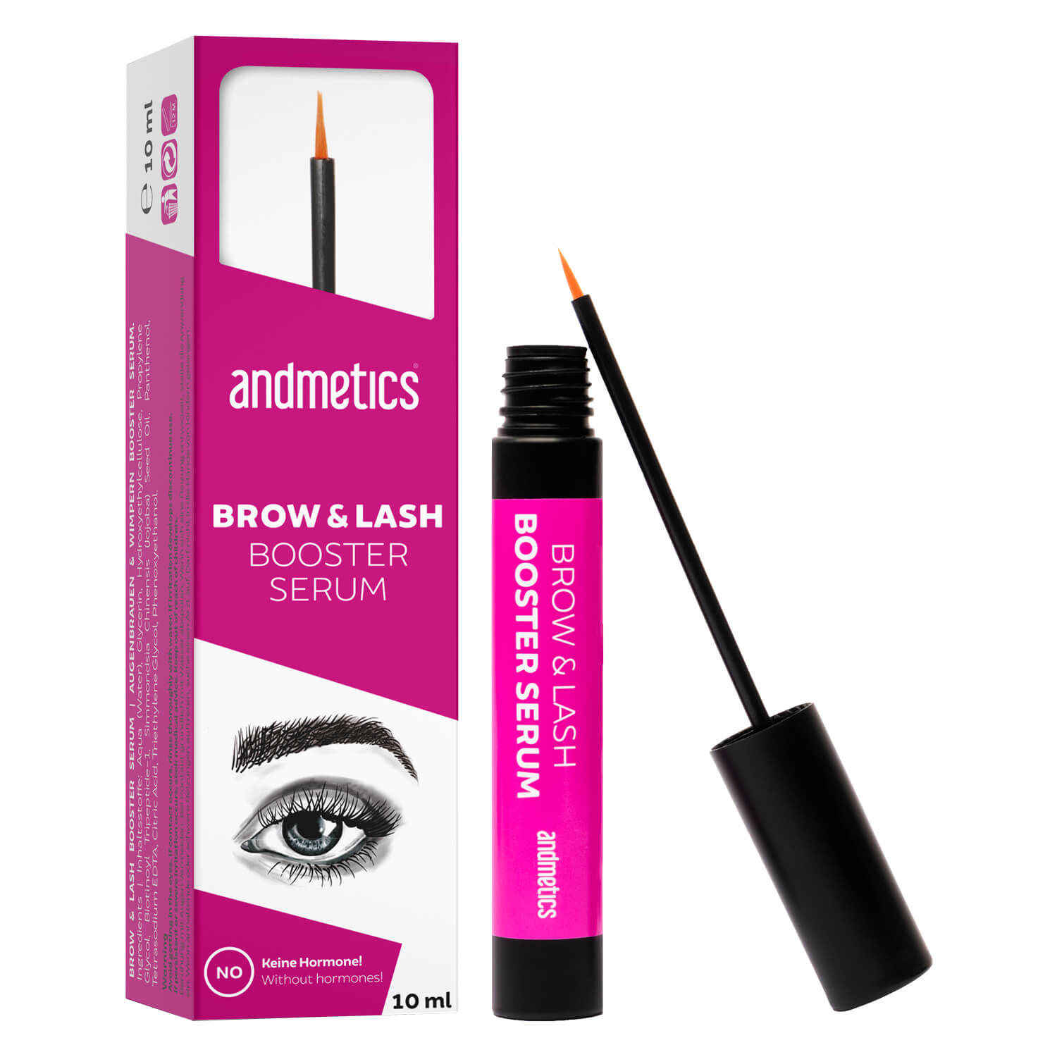Andmetics - Brow & Lash Booster Serum 10ml