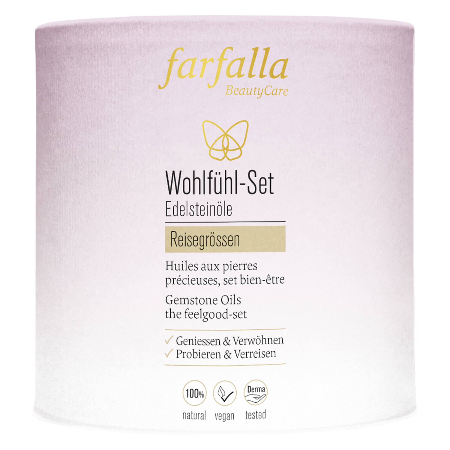 Farfalla Edelsteinöl - Das Wohlfühl-Set 7x10ml
