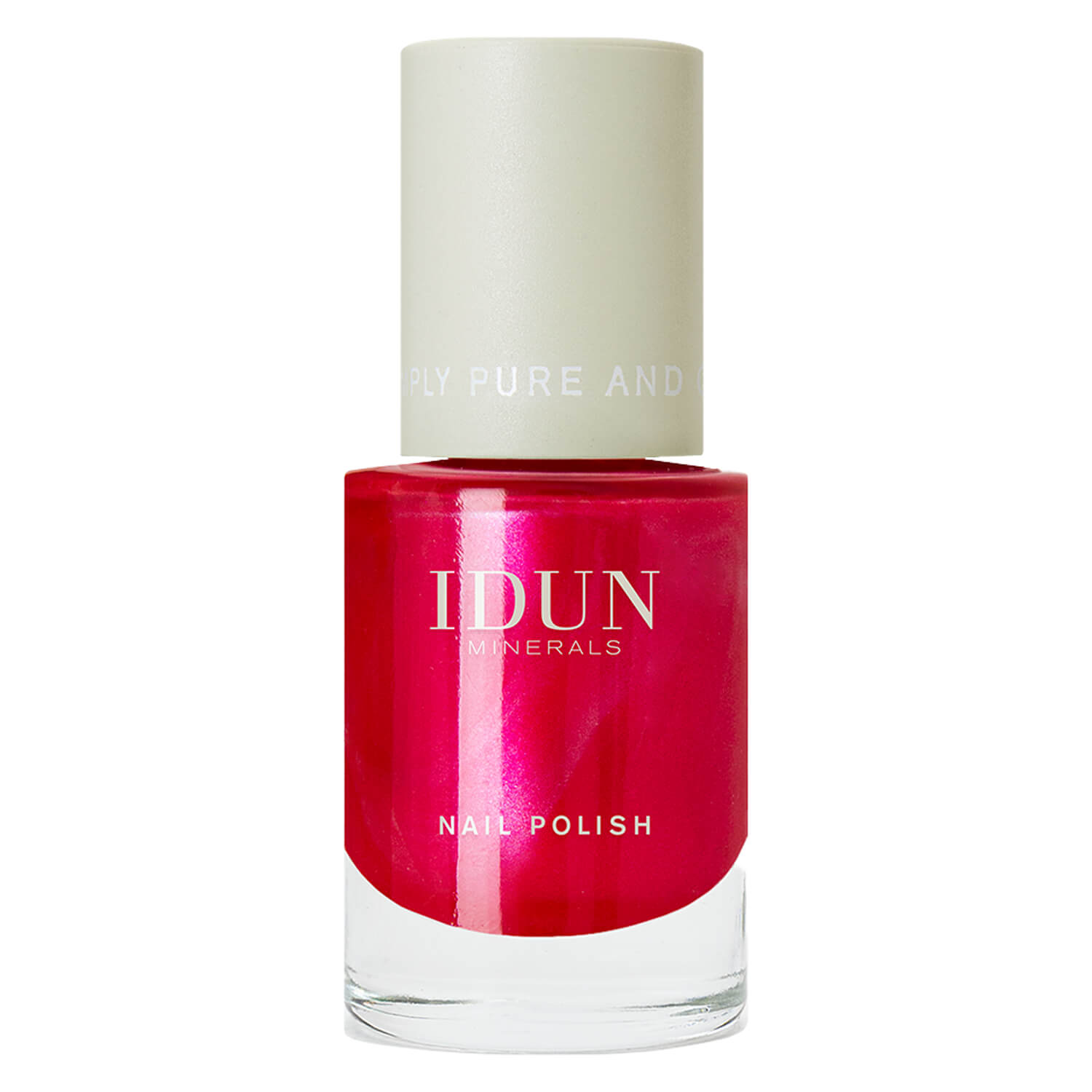 Idun Minerals Idun Nails – Nail Polish Cinnober Metallic Raspberry 11ml