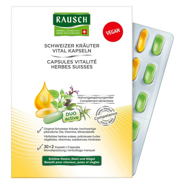 Image of RAUSCH - Schweizer Kräuter Vital Kapseln