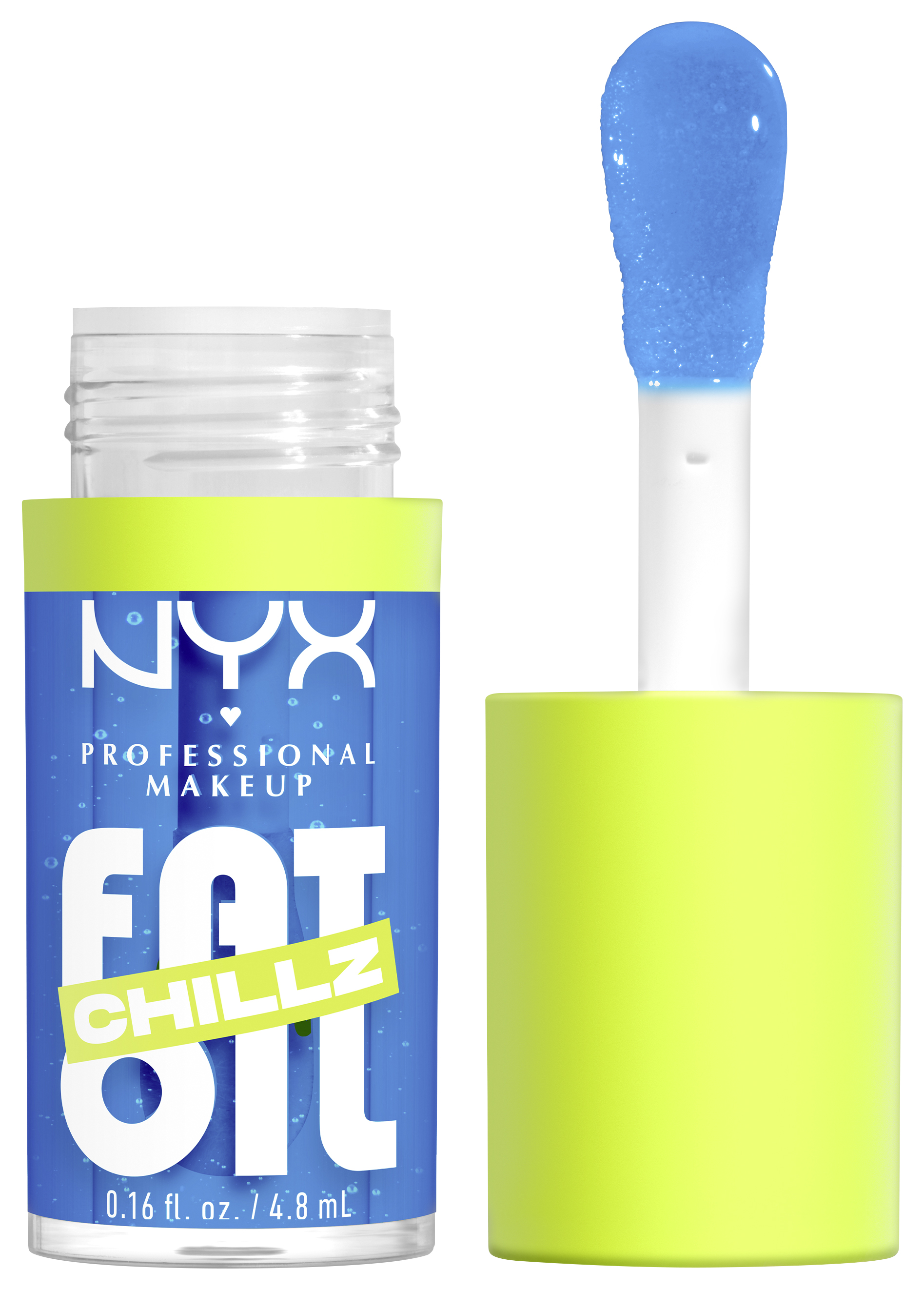 Nyx Professional Makeup Fat Oil Lip Drip – Chillz Polar Peppermint Blau 4,8ml