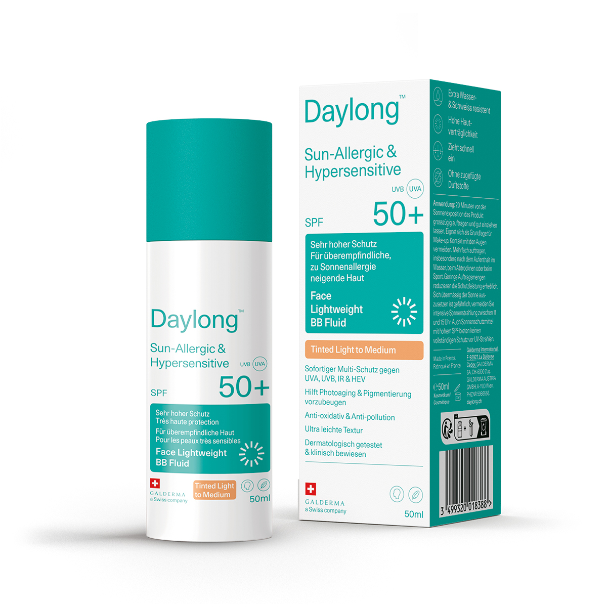 Daylong Face - Lightweight Bb Fluid Spf 50+ Getönt 50ml