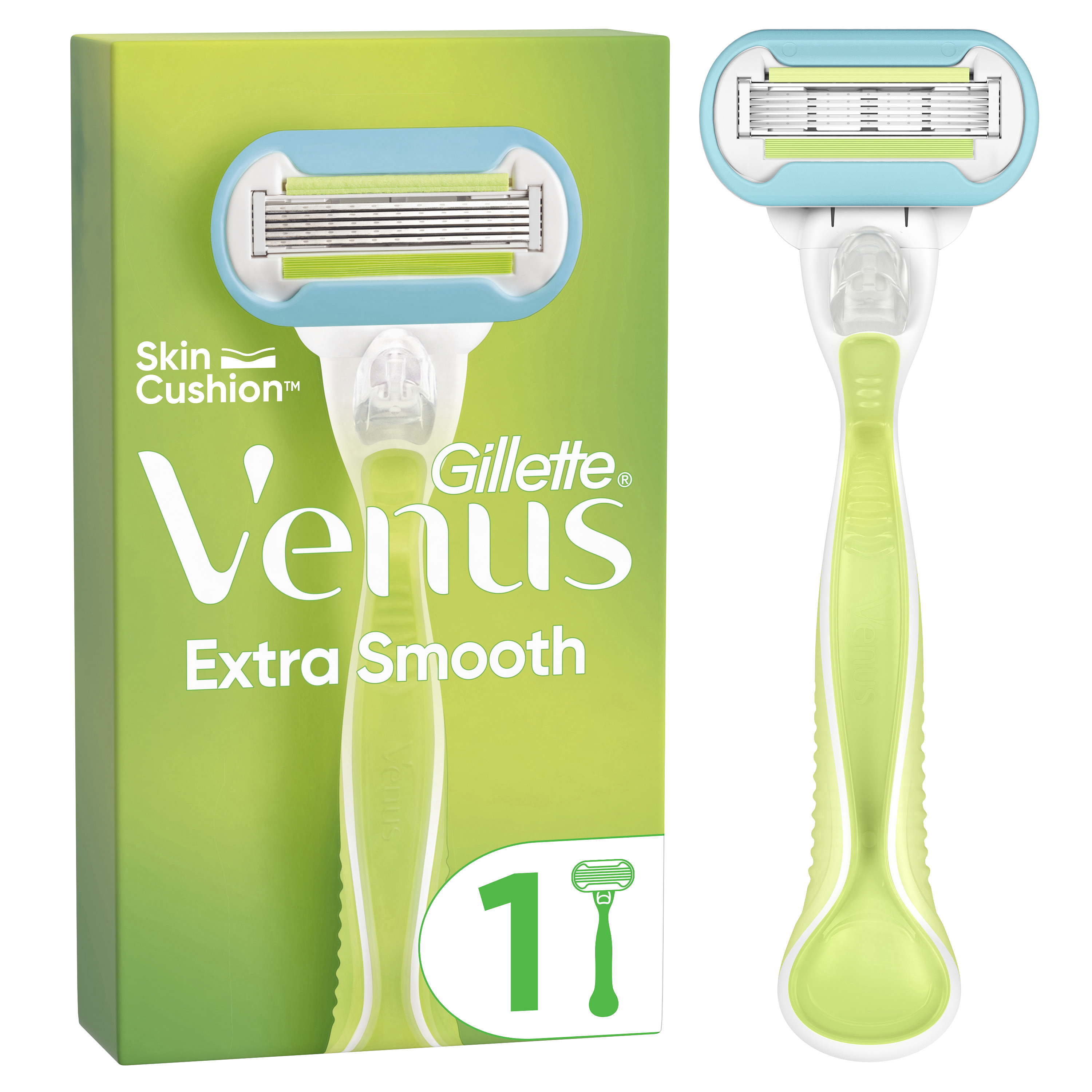 Gillette Venus Gillette – Venus Extra Smooth Rasierapparat Mit 1 Klinge 1stk