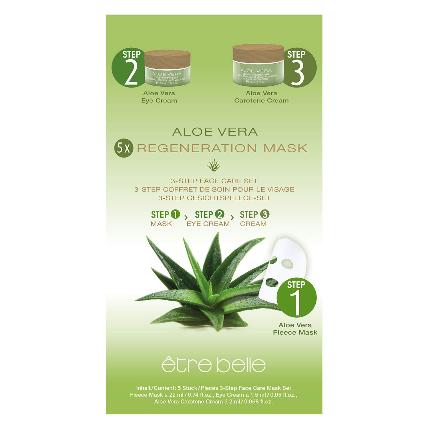 Être Belle – Aloe Vera Mask 1x
